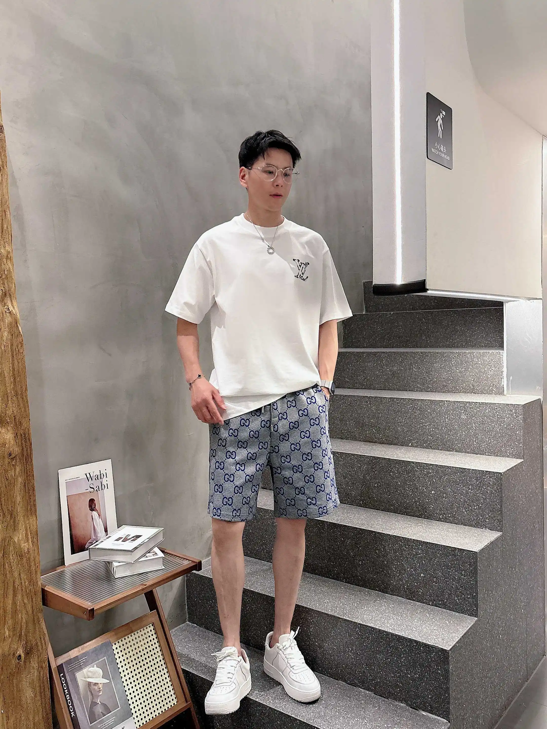 GG Monogram Jacquard Casual Shorts D16519018 — view 11