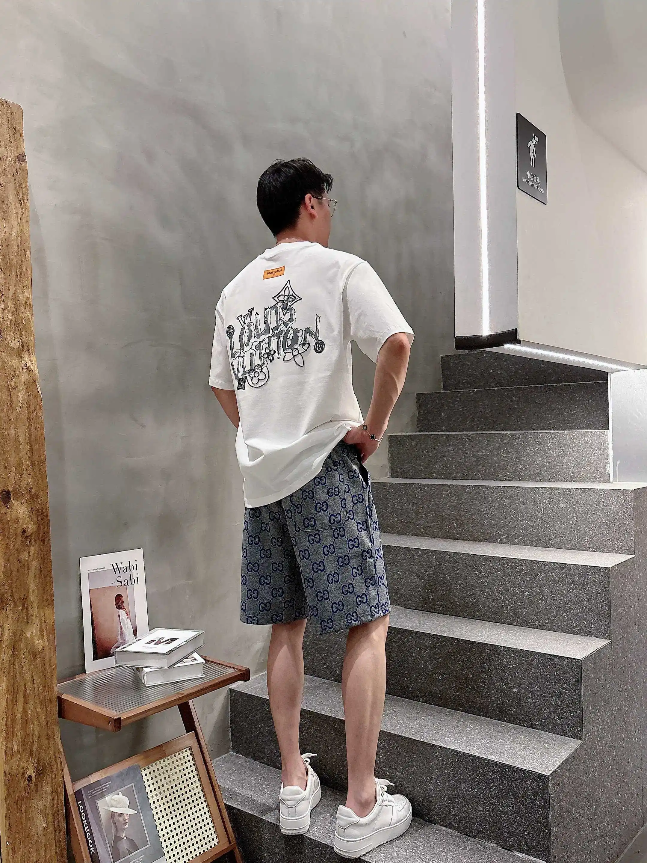 GG Monogram Jacquard Casual Shorts D16519018 — view 12