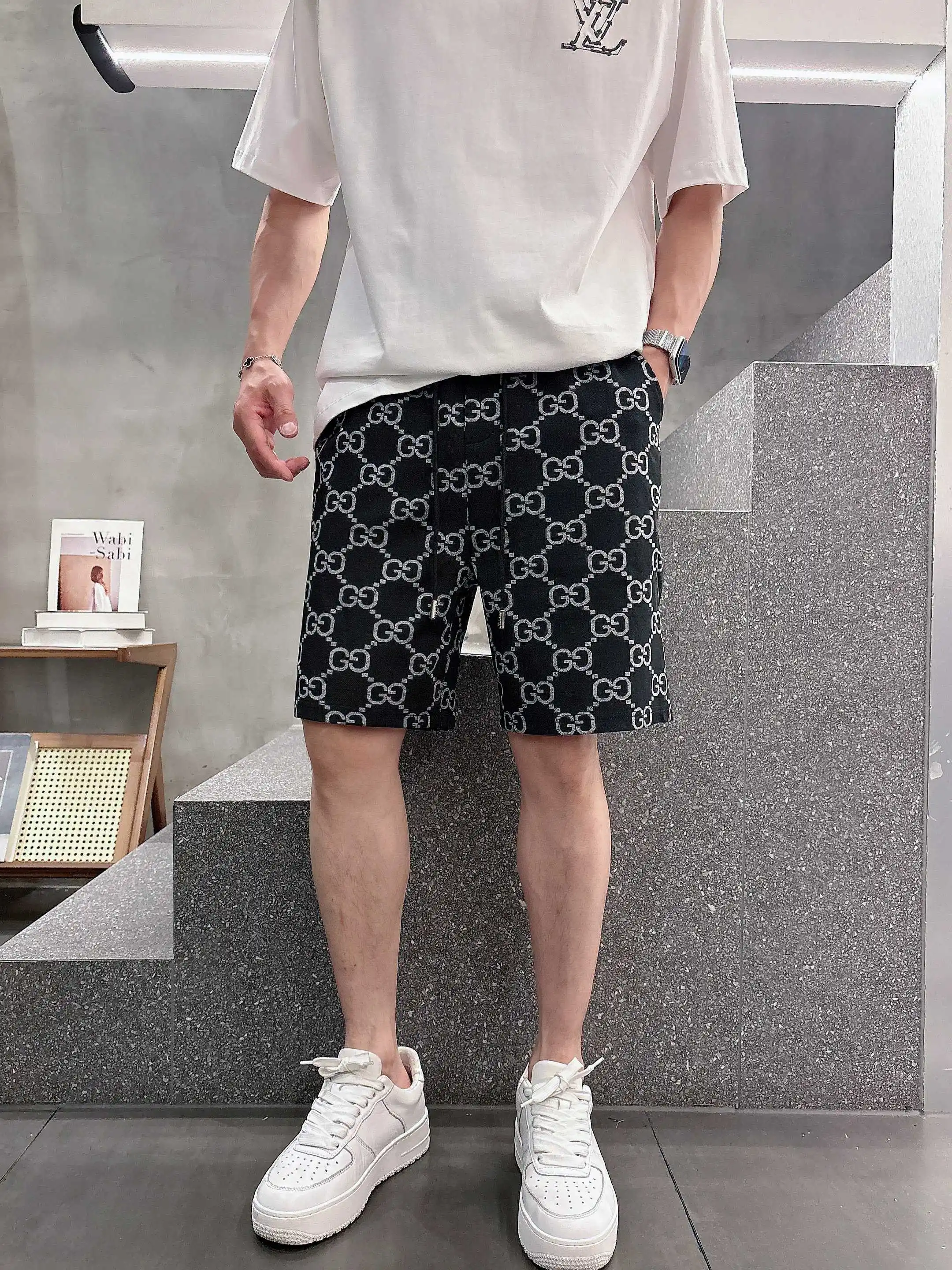 GG Jacquard Monogram Casual Shorts D16519019 — view 4