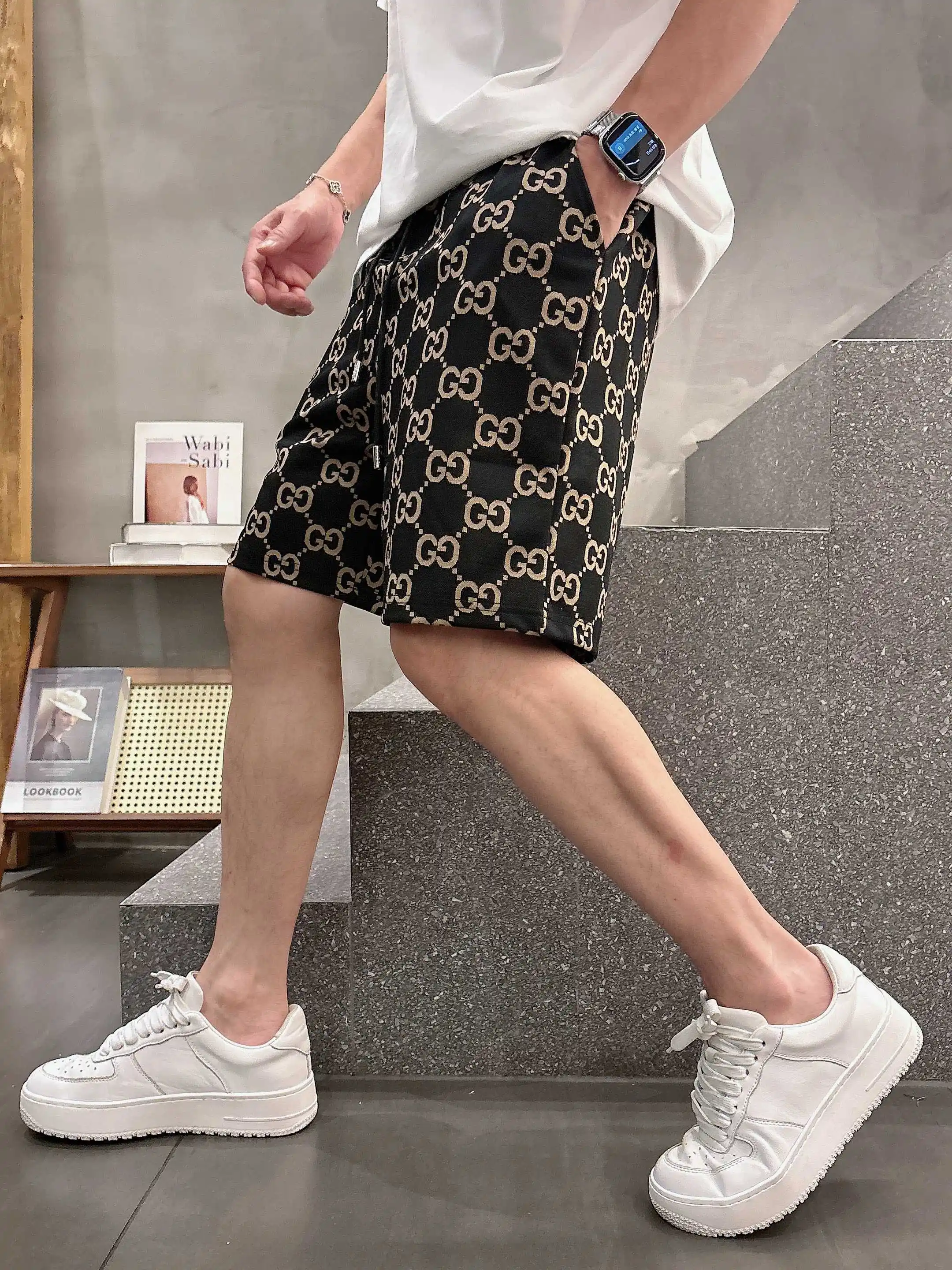 GG Monogram Jacquard Casual Shorts D16519020 — view 7