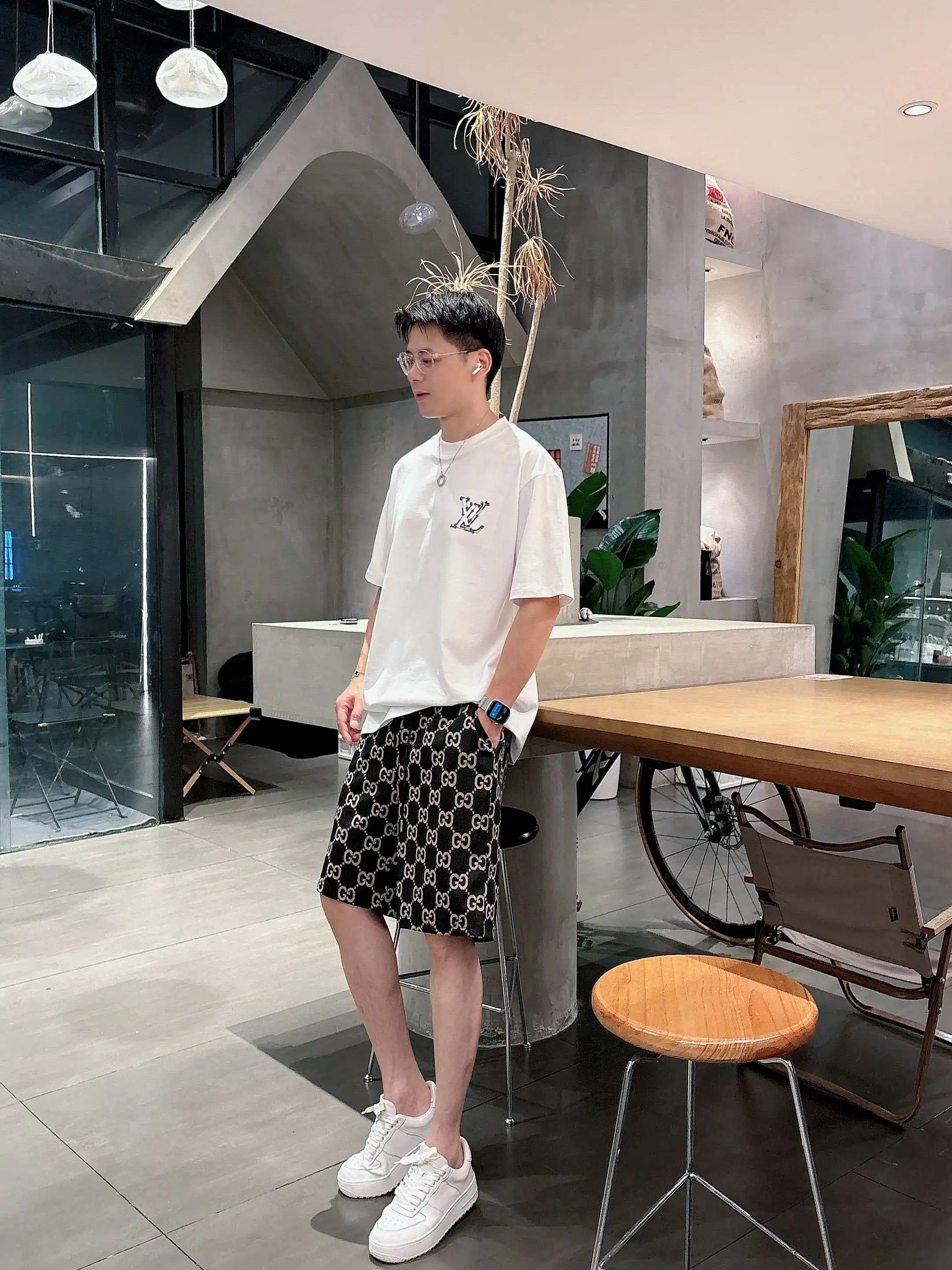 GG Monogram Jacquard Casual Shorts D16519020 — view 12