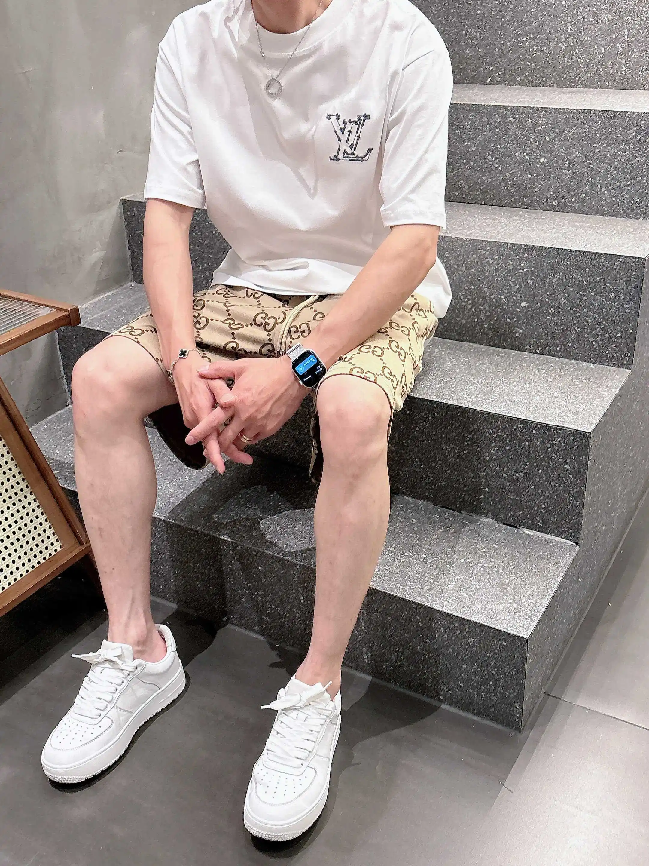 GG Monogram Jacquard Casual Shorts D16519021 — view 11