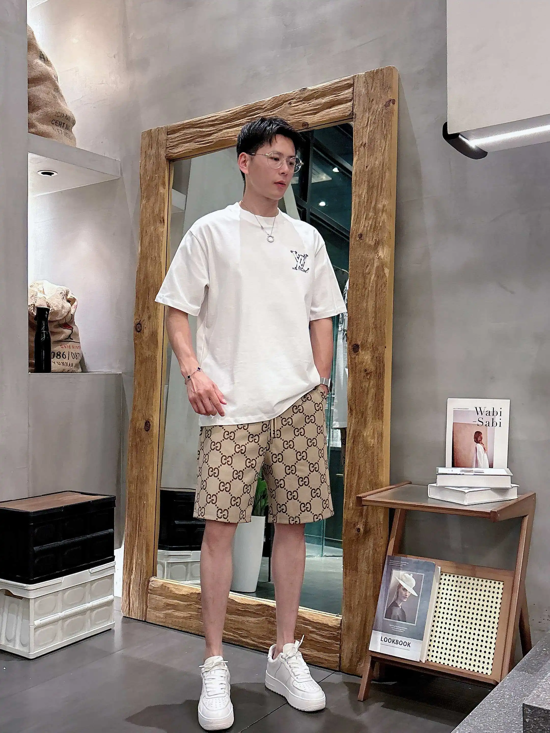 GG Monogram Jacquard Casual Shorts D16519021 — view 12