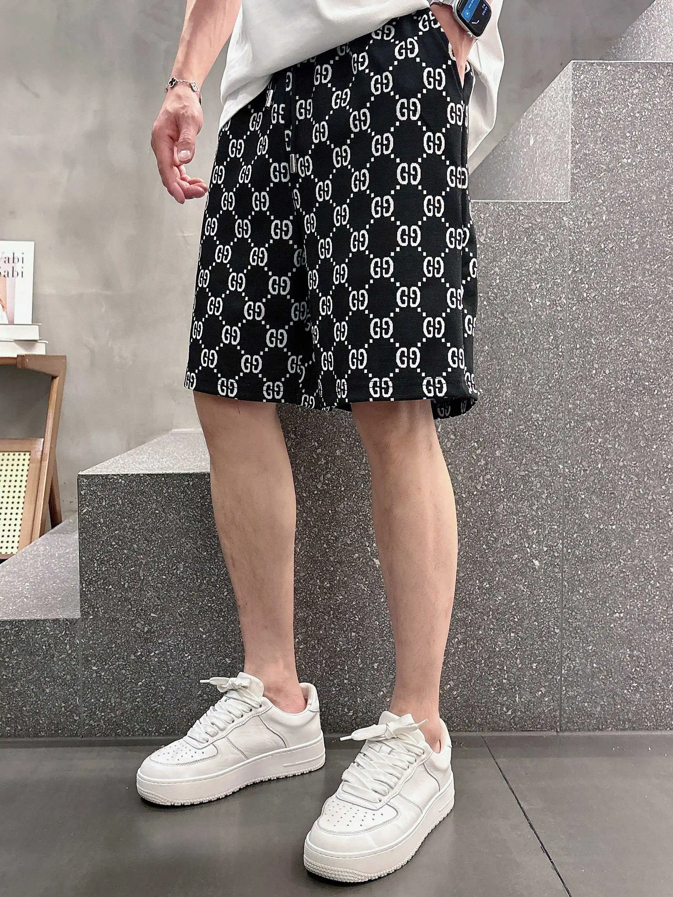 GG Monogram Jacquard Casual Shorts D16519025 — view 2