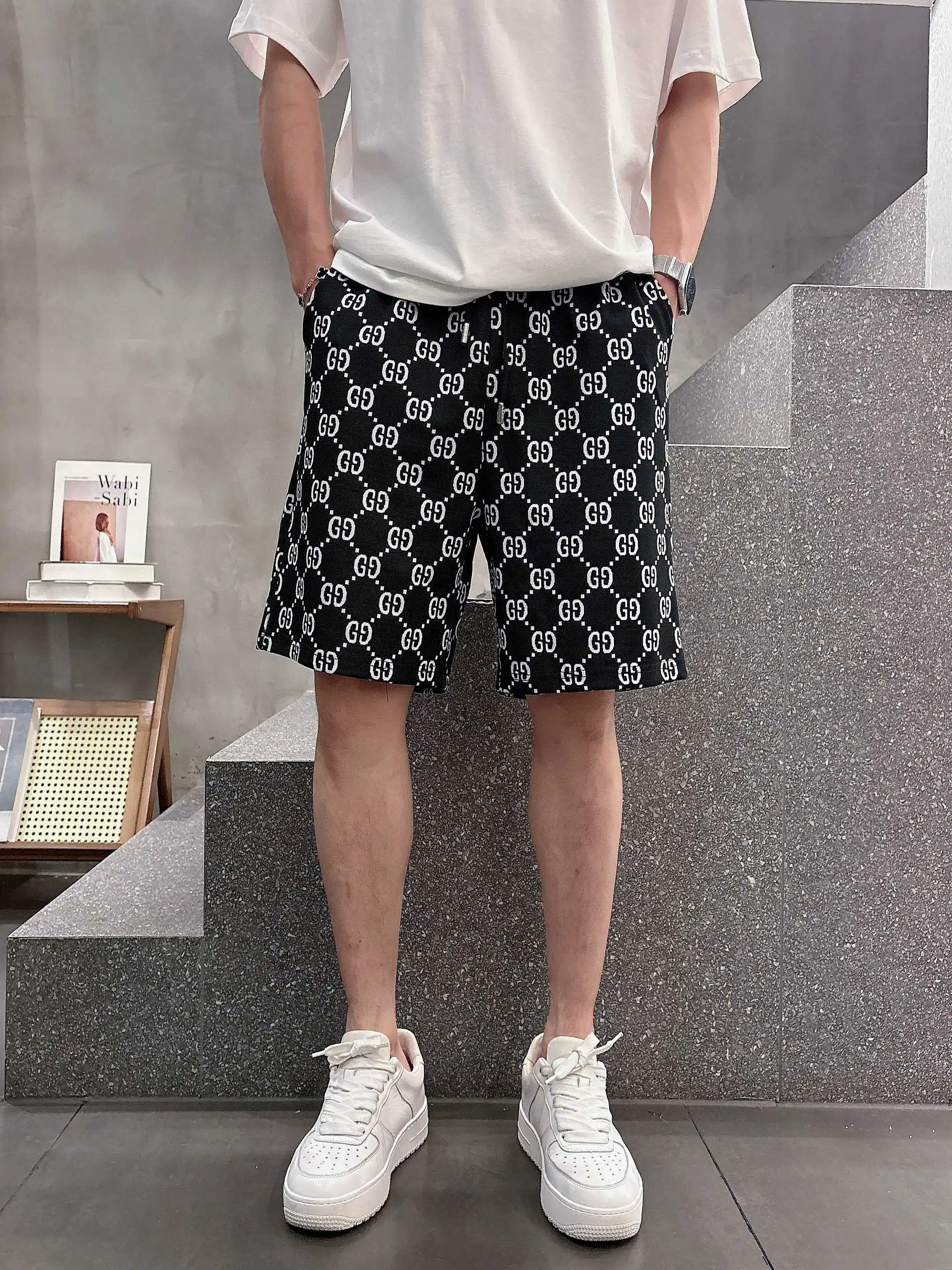 GG Monogram Jacquard Casual Shorts D16519025 — view 4