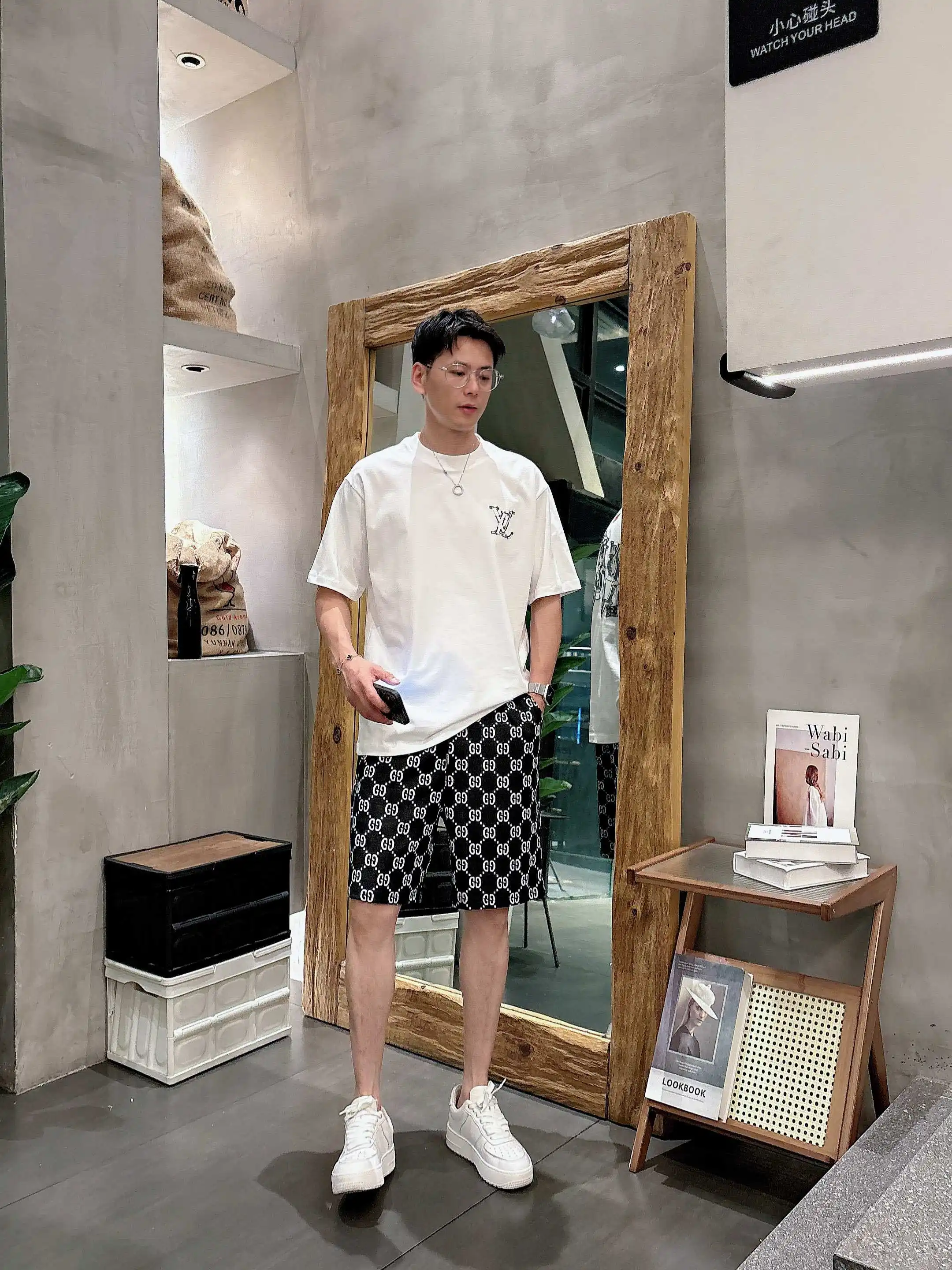 GG Monogram Jacquard Casual Shorts D16519025 — view 11