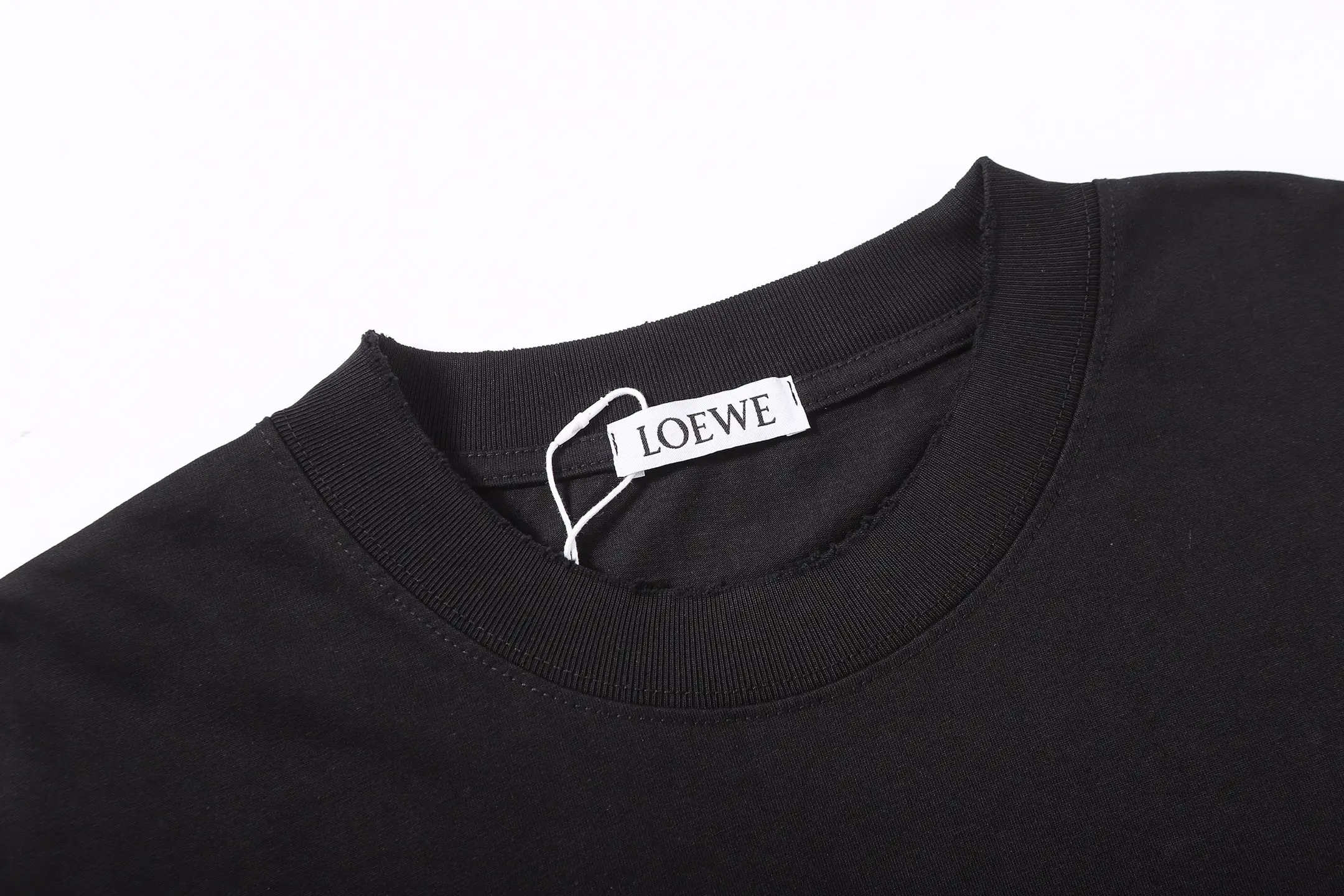 Hand-Painted Anagram Logo Cotton T-Shirt D16513301 — view 3