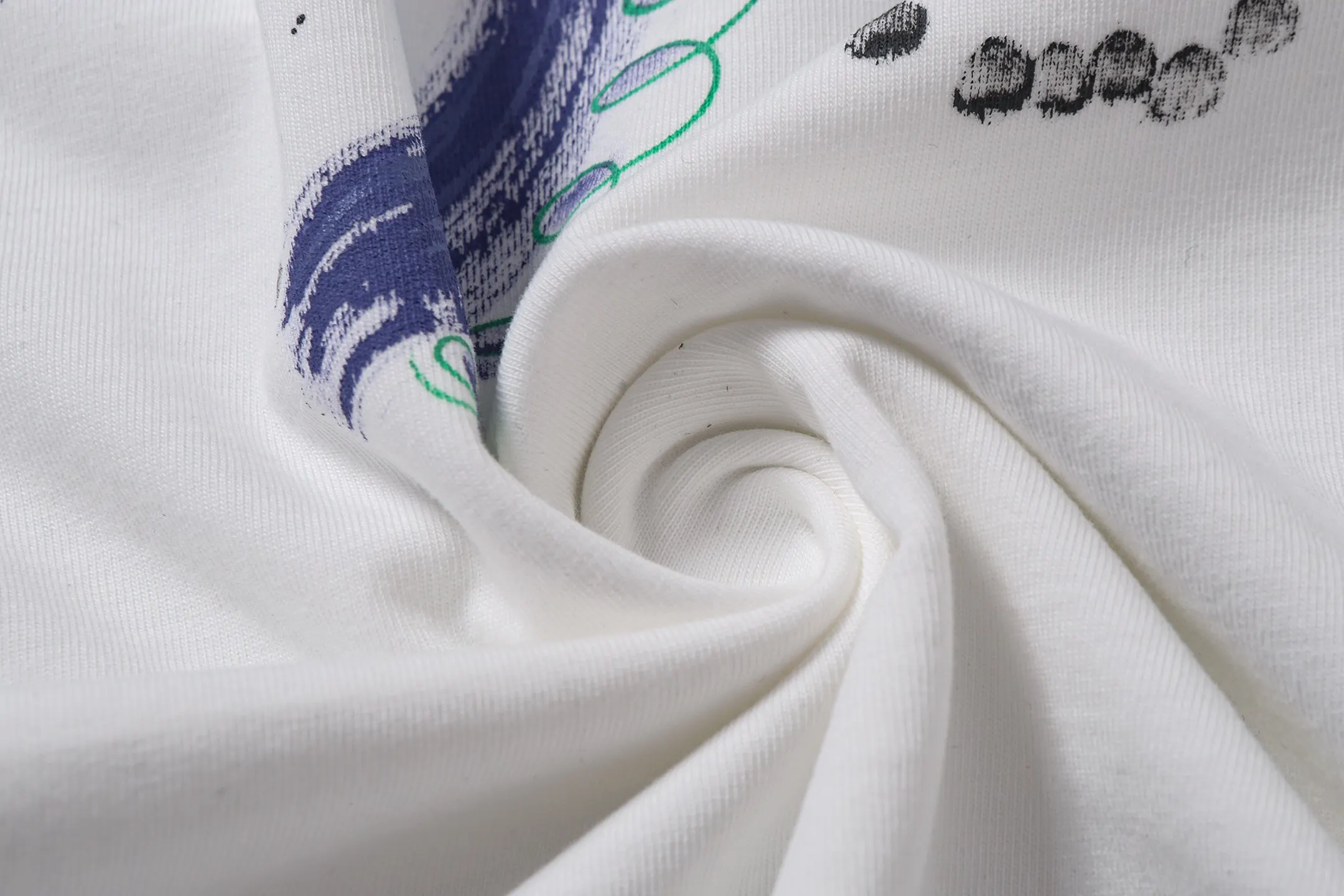 Hand-Painted Anagram Logo Cotton T-Shirt D16513302 — view 12