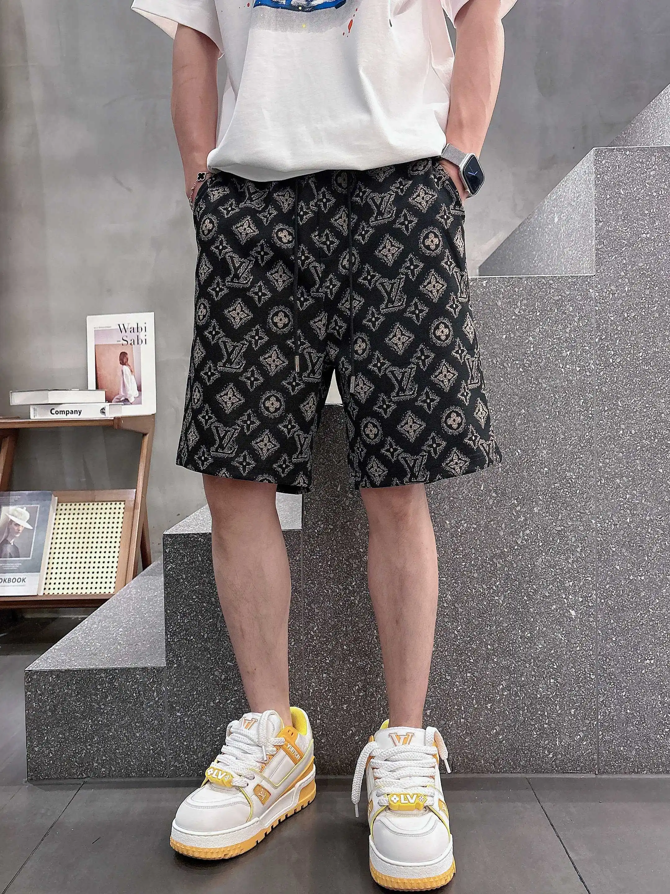 Monogram Jacquard Casual Shorts D16519027 — view 4