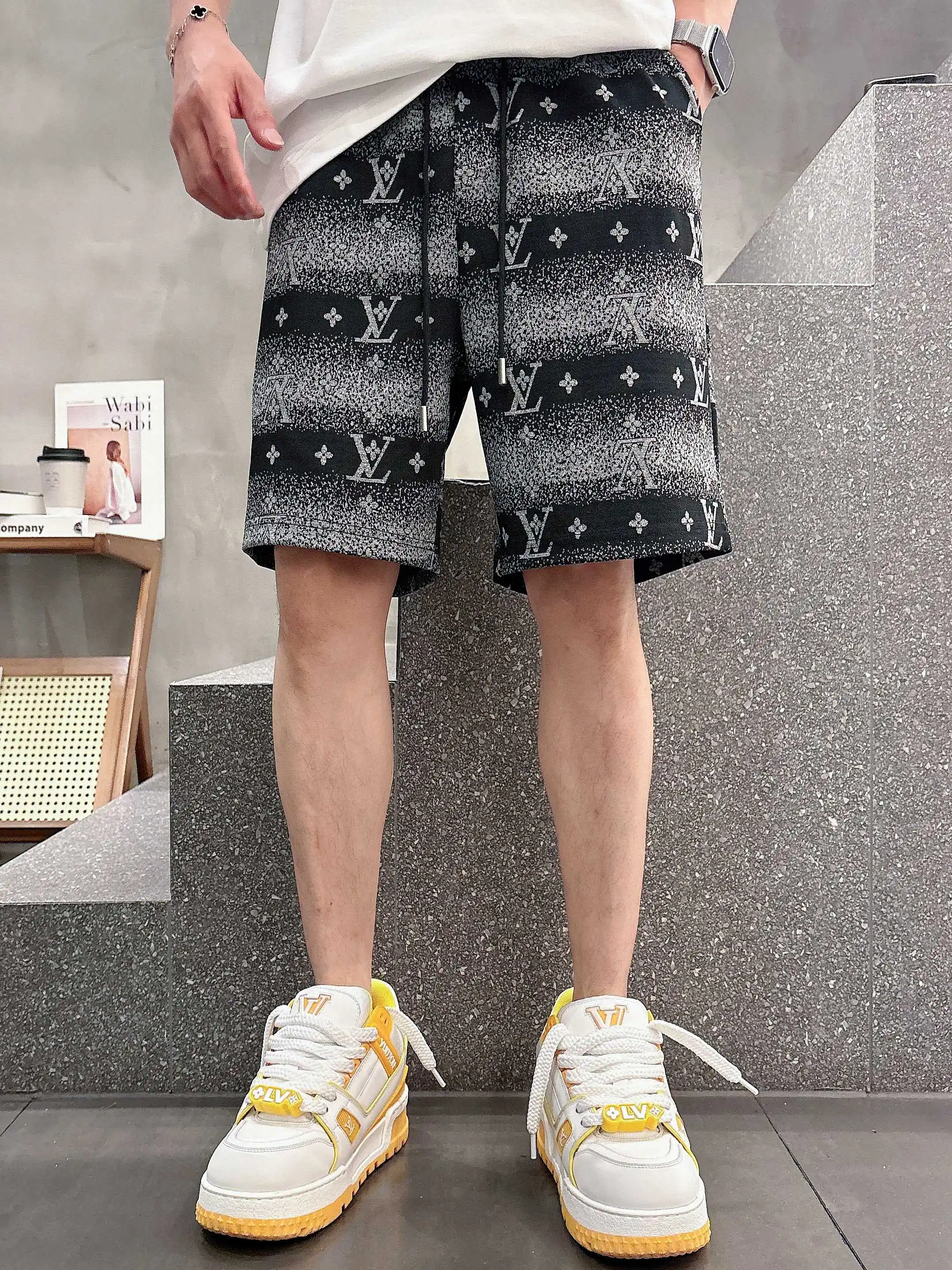 Monogram Jacquard Drawstring Shorts D16519032