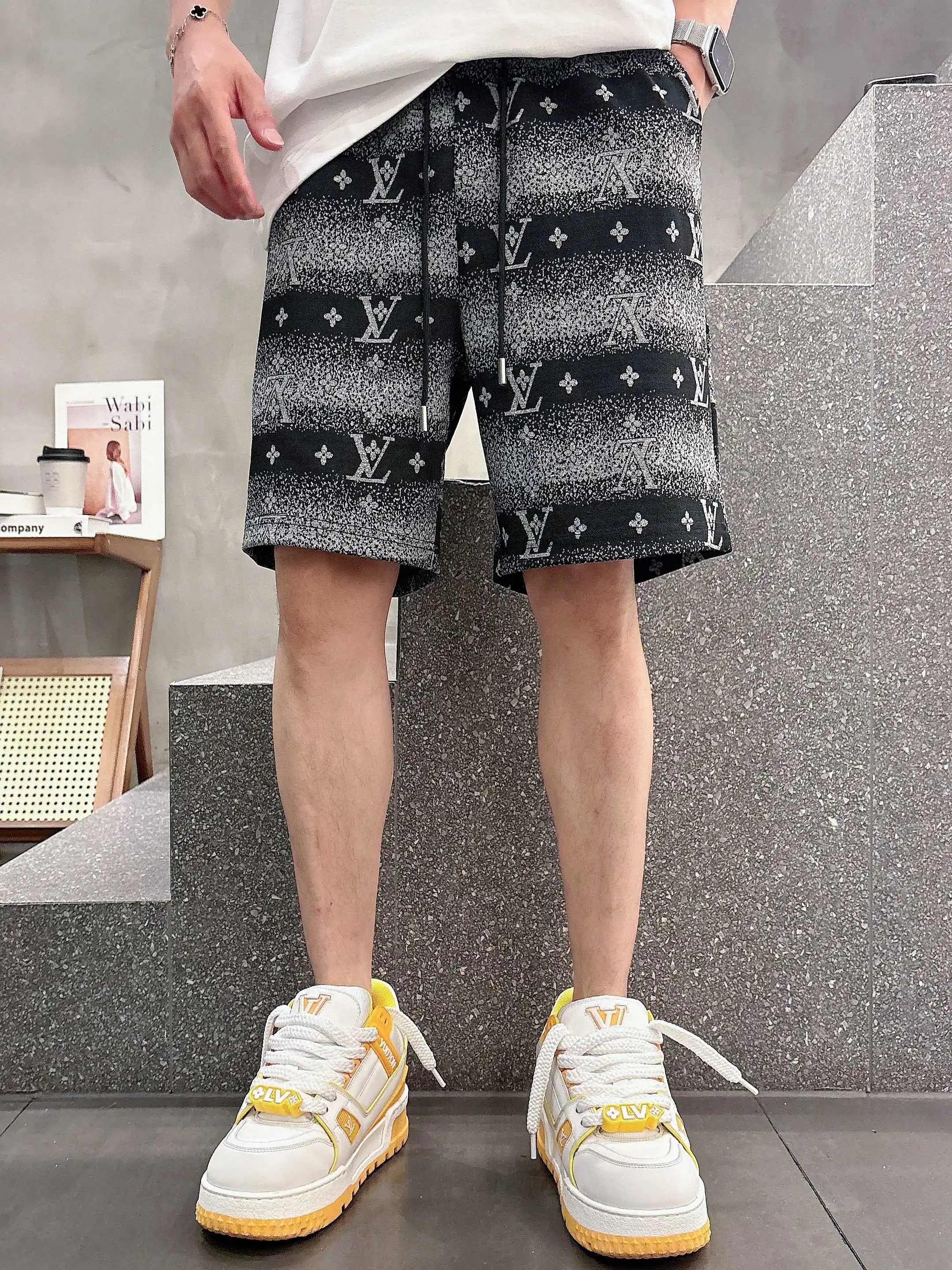 Monogram Jacquard Drawstring Shorts D16519032