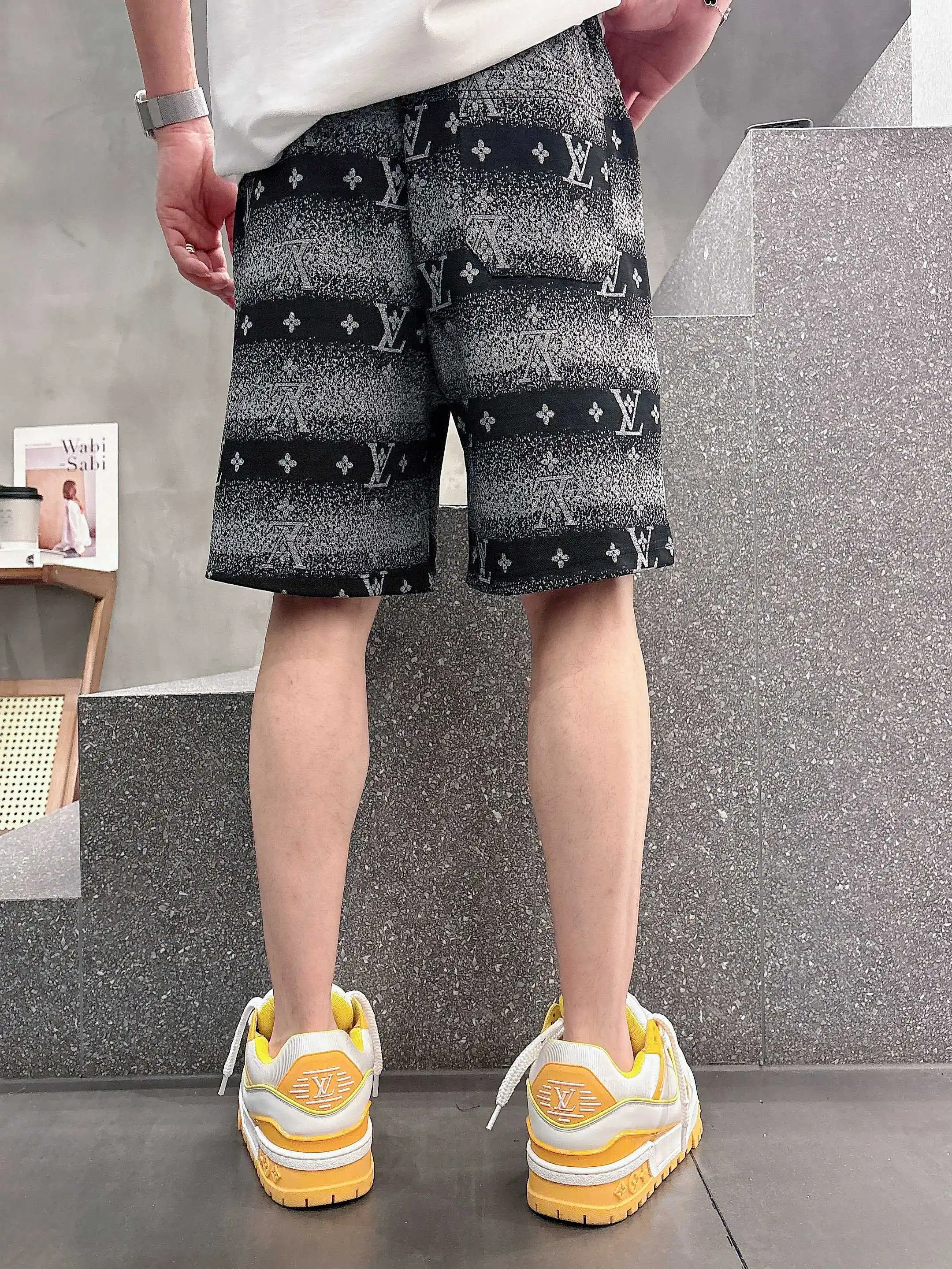 Monogram Jacquard Drawstring Shorts D16519032 — view 4