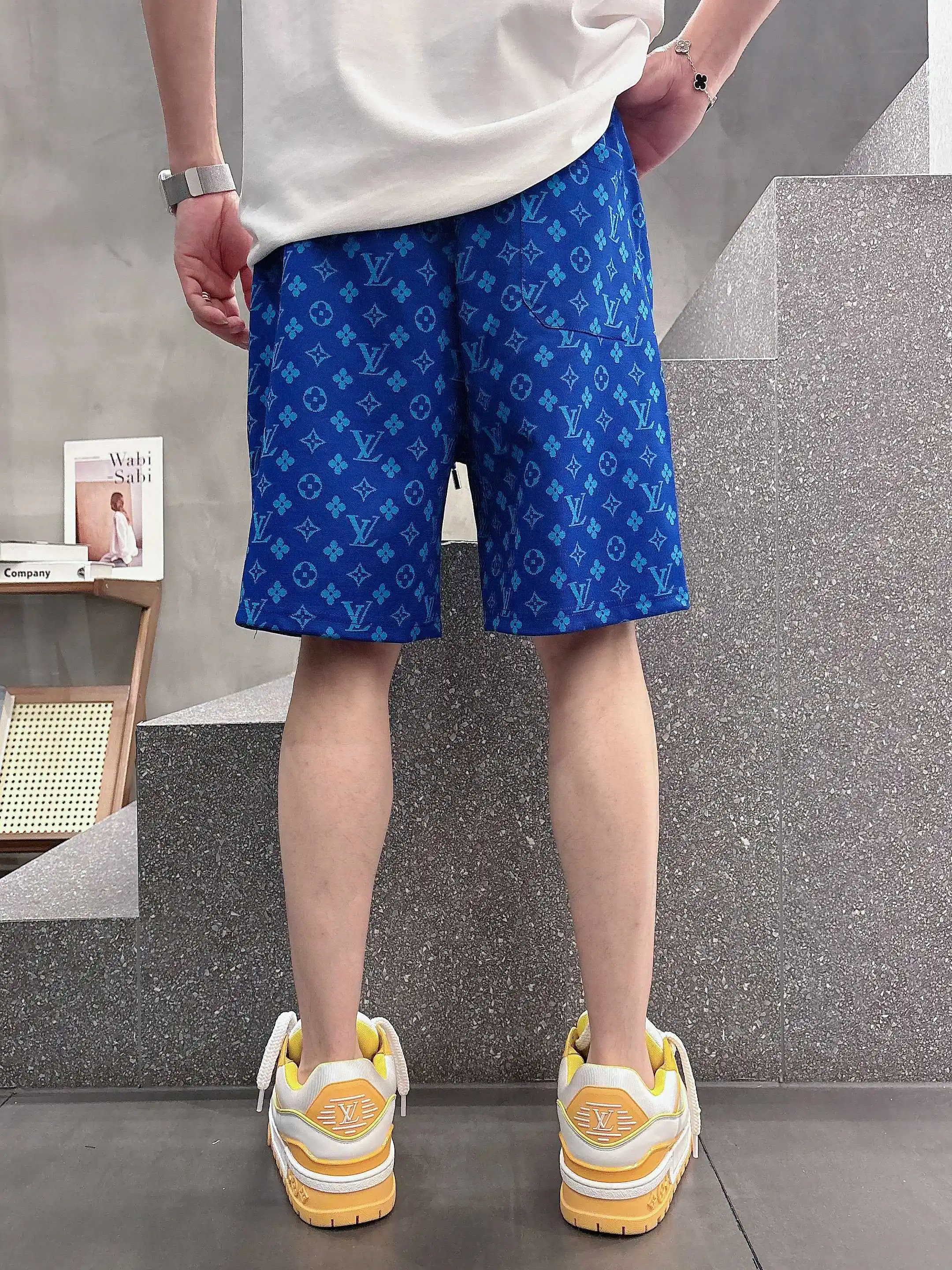 Monogram Jacquard Drawstring Shorts D16519036 — view 5