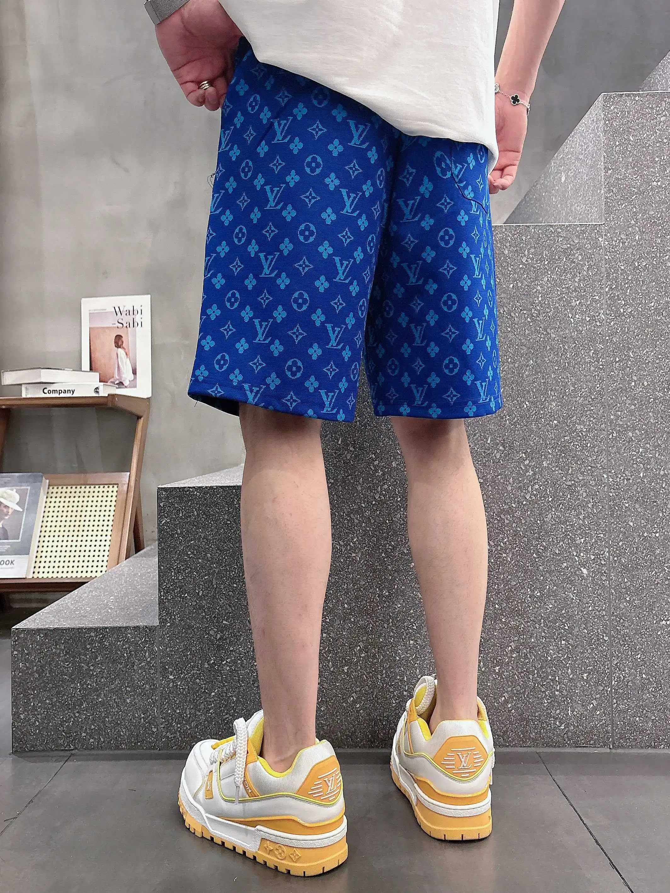 Monogram Jacquard Drawstring Shorts D16519036 — view 6