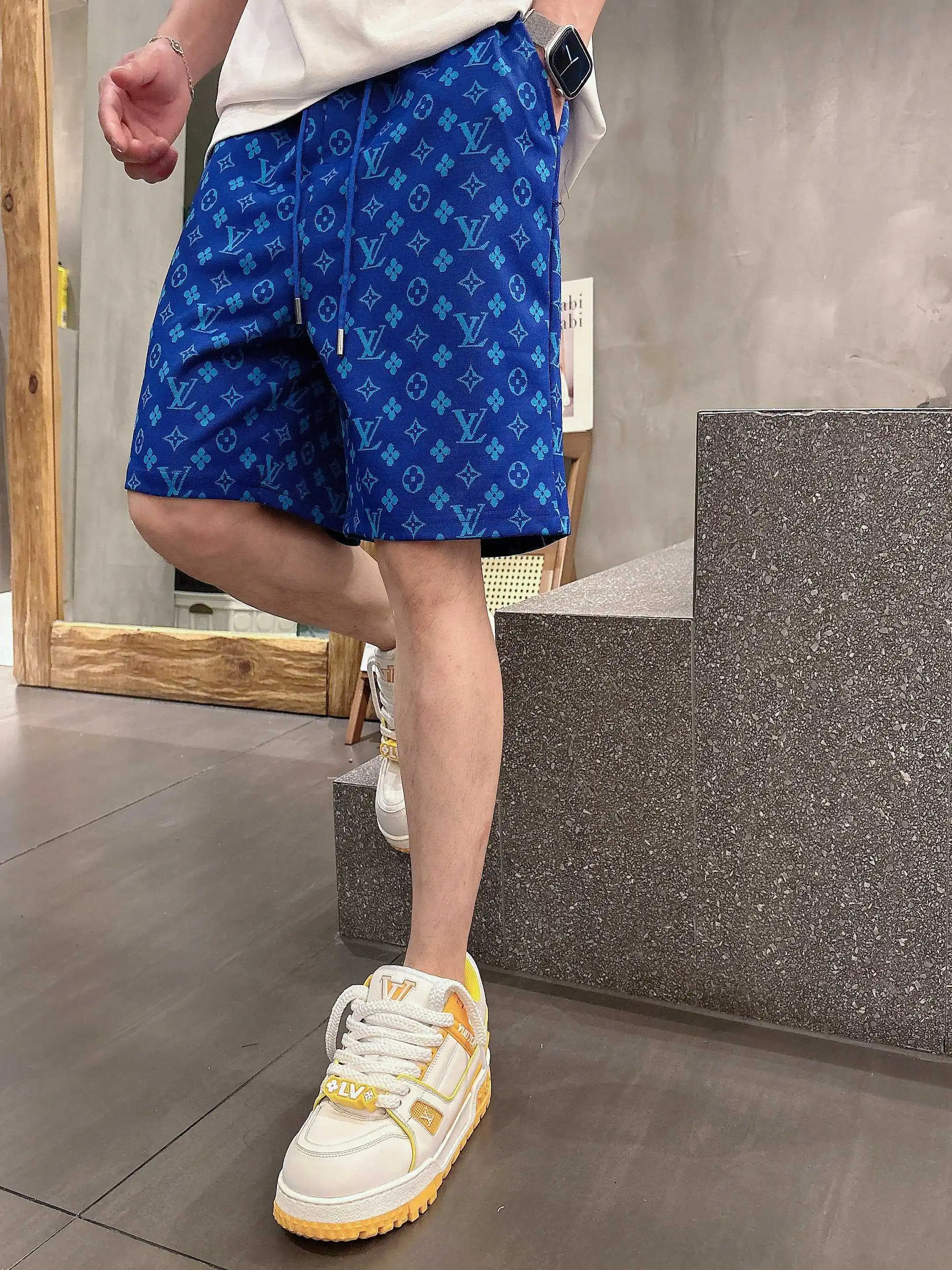 Monogram Jacquard Drawstring Shorts D16519036 — view 7
