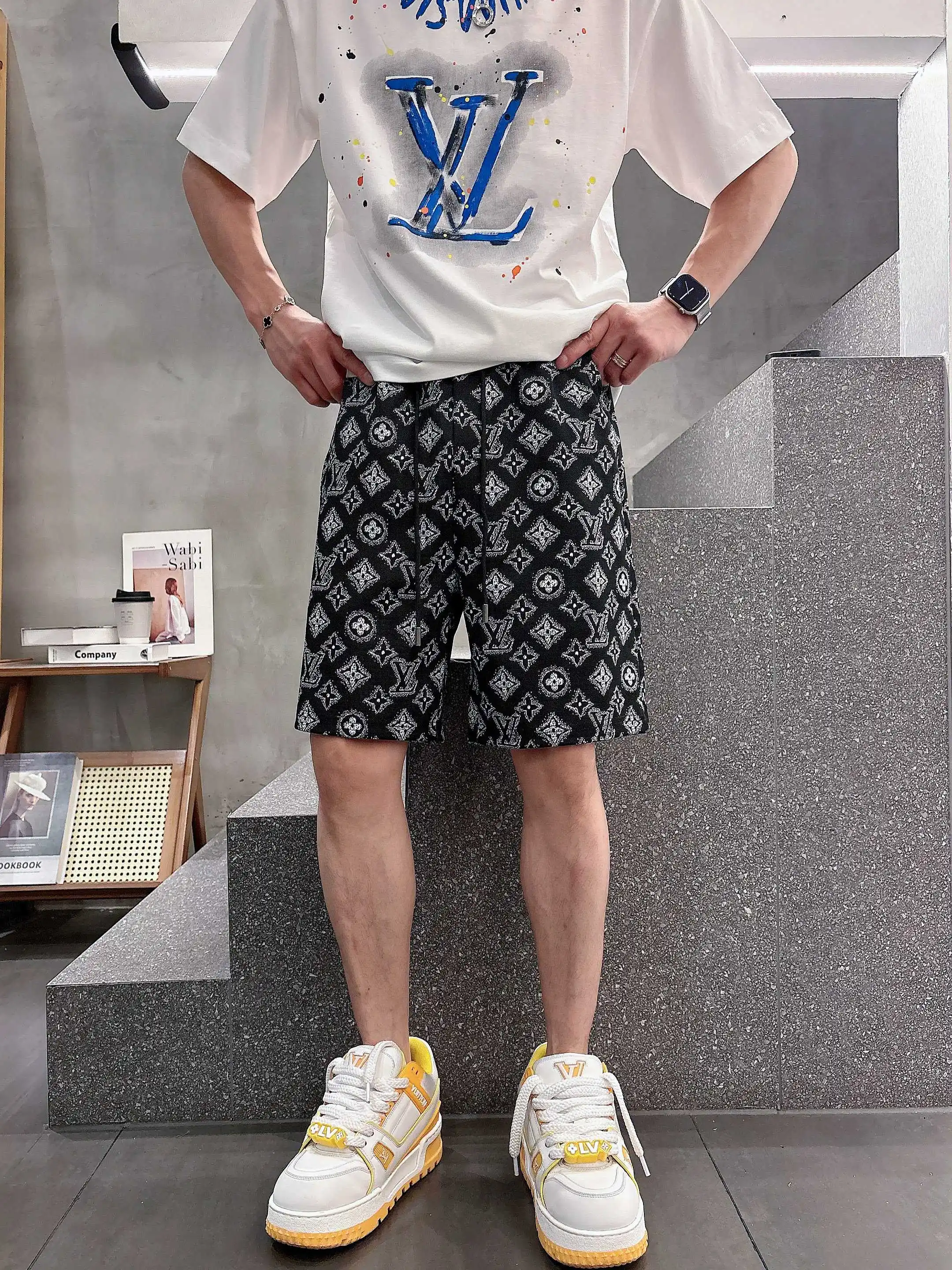 Monogram Jacquard Casual Shorts D16519029 — view 6