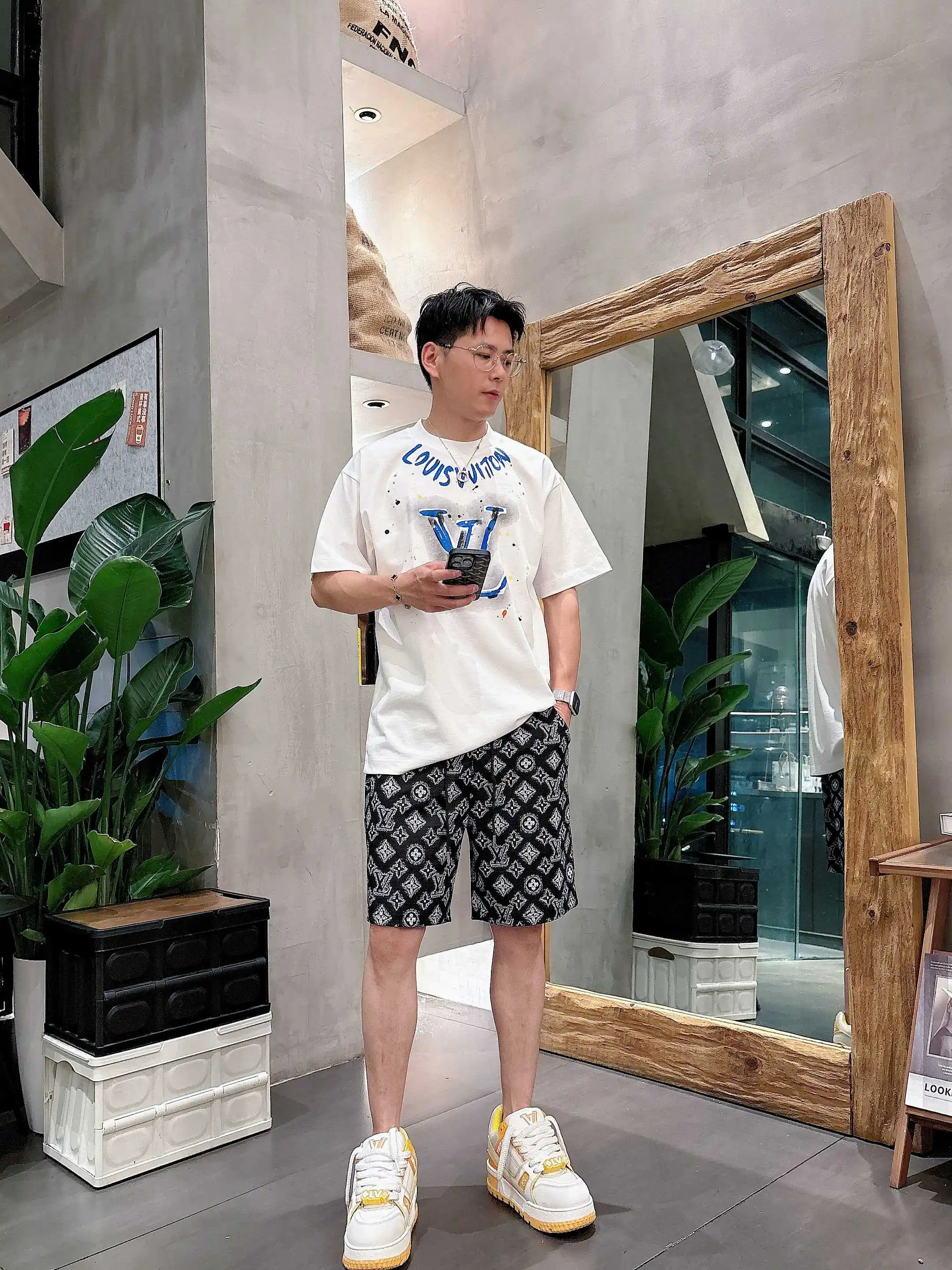Monogram Jacquard Casual Shorts D16519029 — view 10
