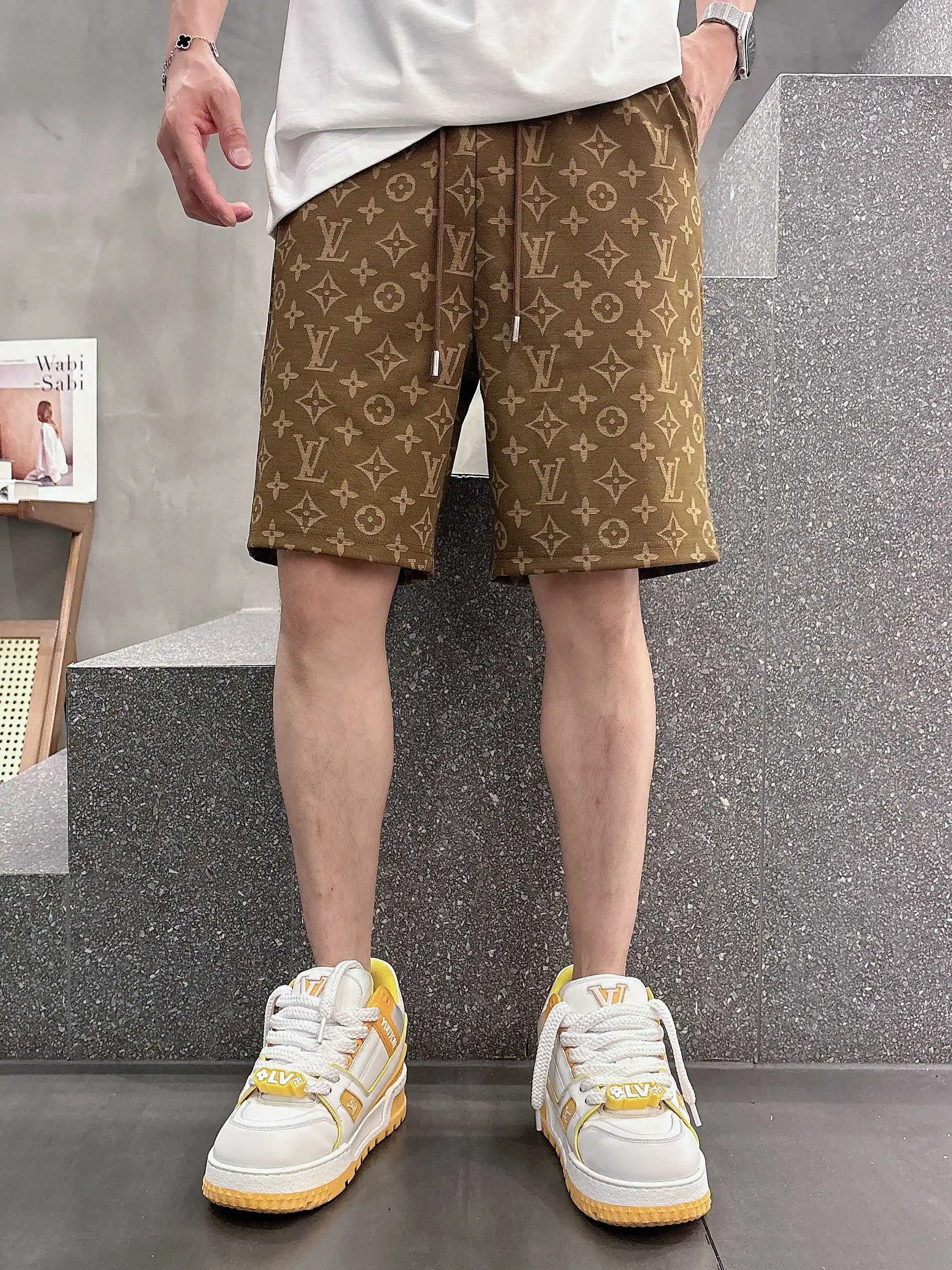Monogram Jacquard Casual Shorts D16519026