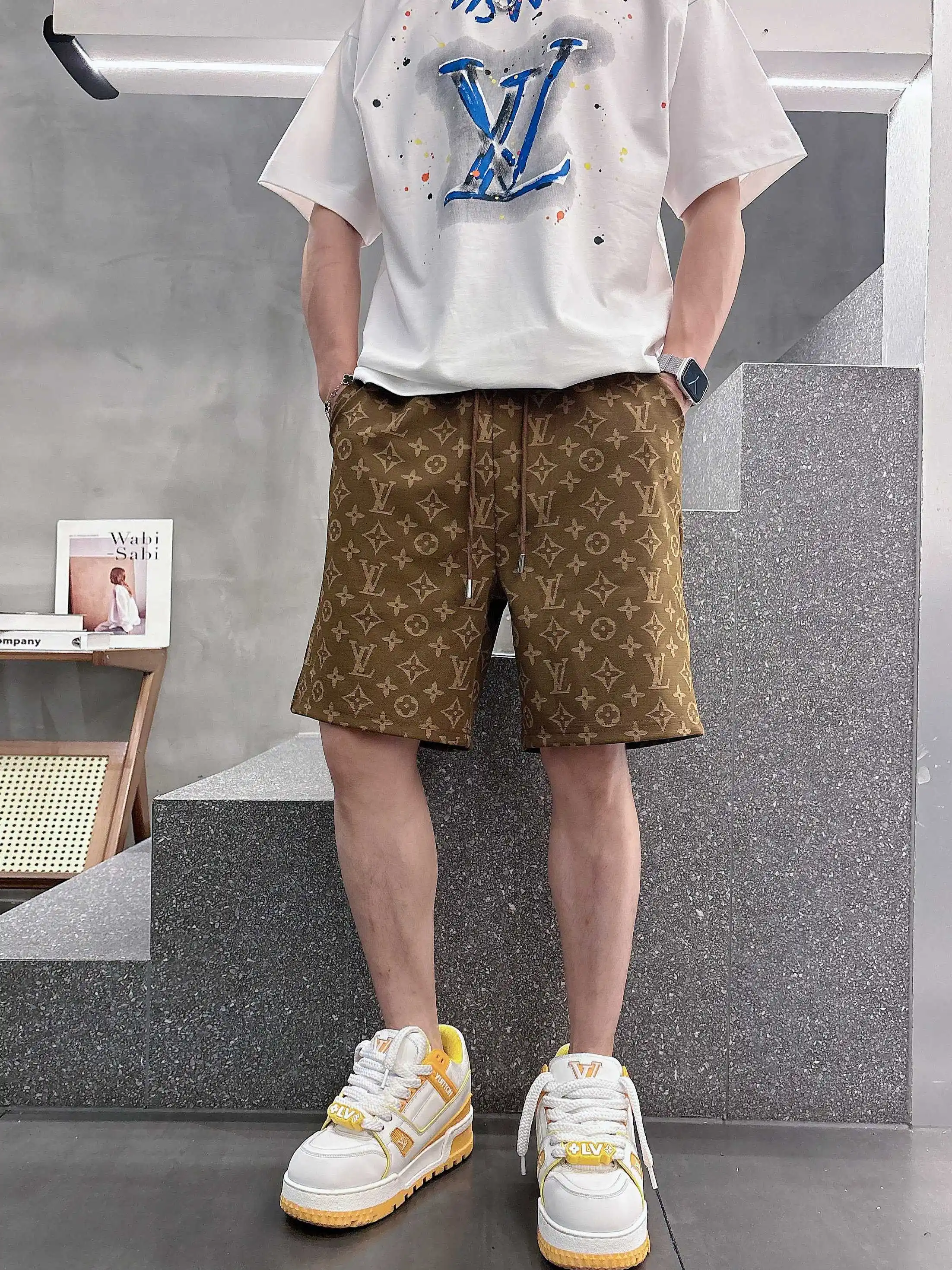 Monogram Jacquard Casual Shorts D16519026 — view 3