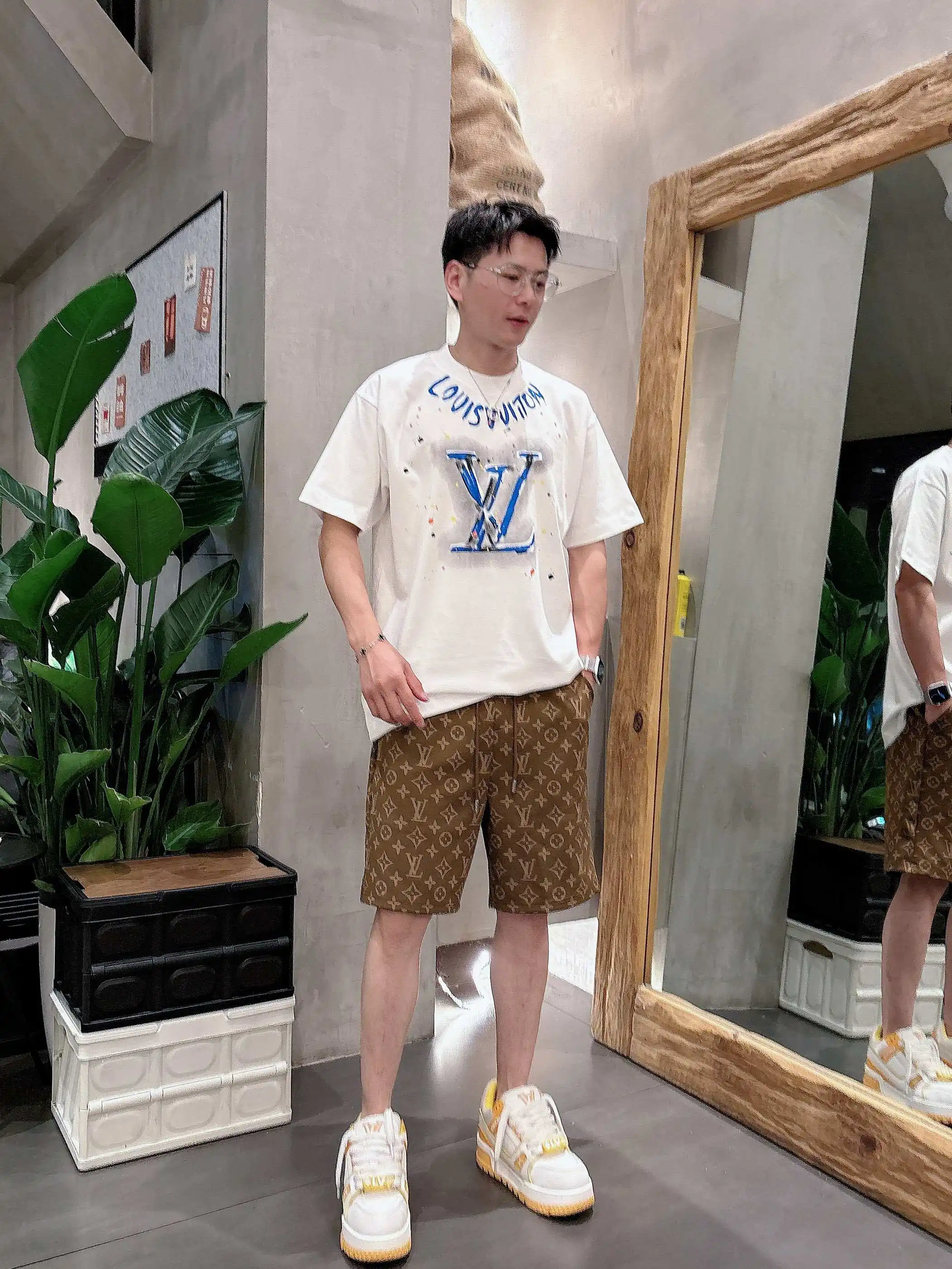 Monogram Jacquard Casual Shorts D16519026 — view 12