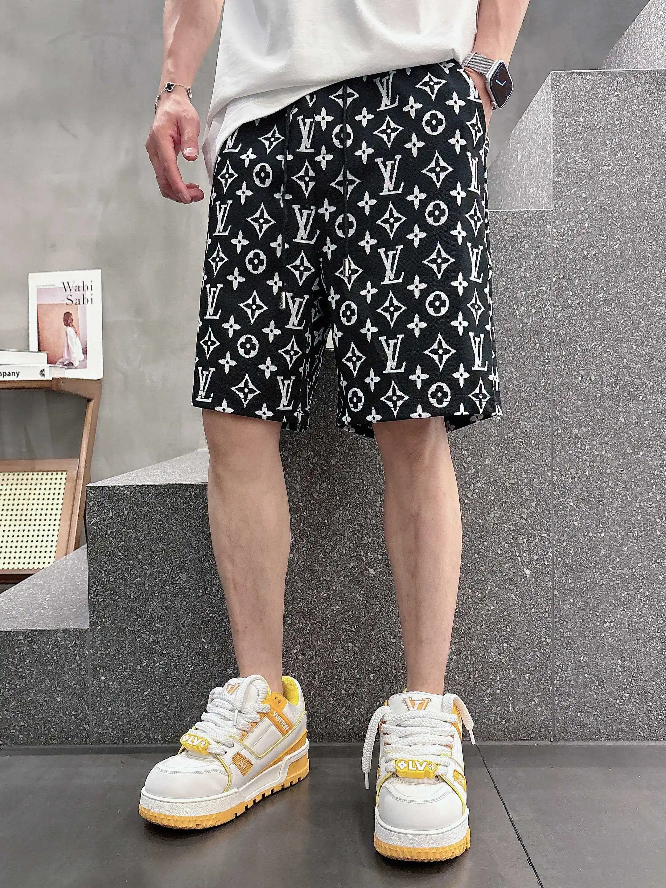 Monogram Jacquard Casual Shorts D16519035