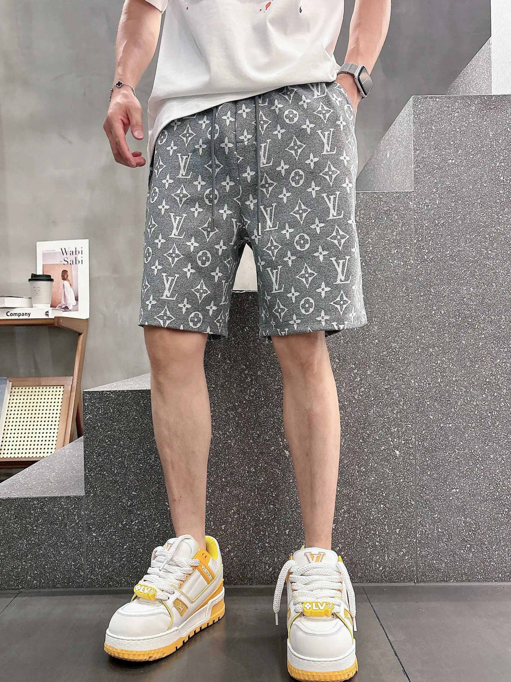 Monogram Jacquard Casual Shorts D16519028