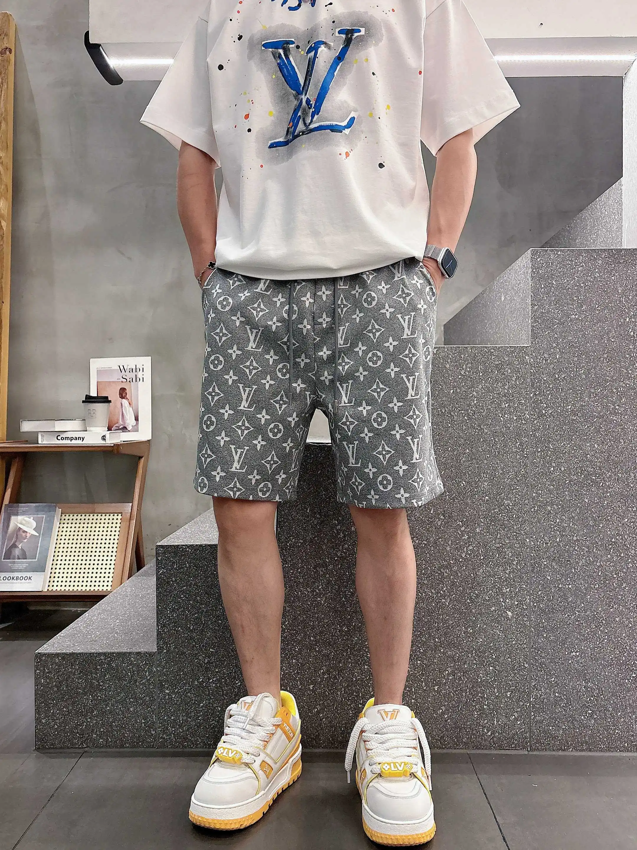 Monogram Jacquard Casual Shorts D16519028 — view 4