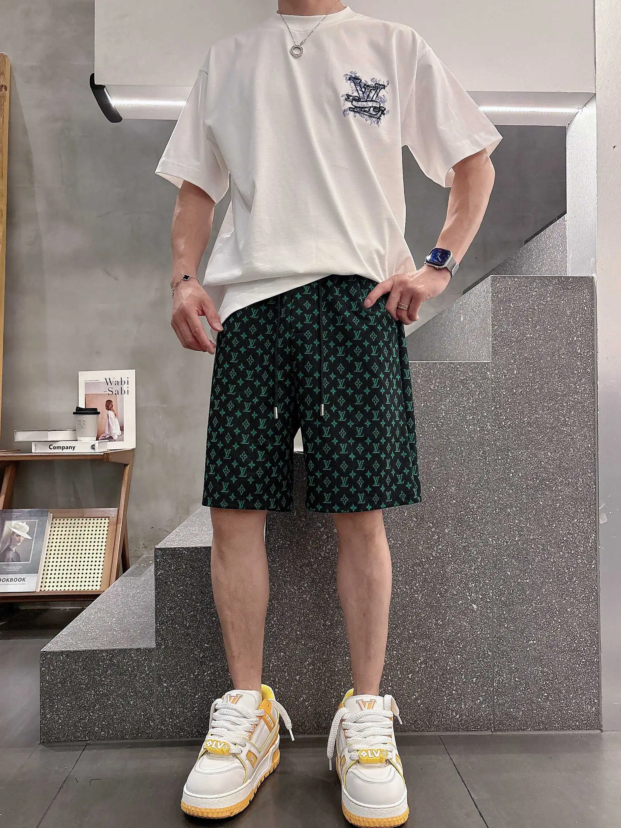 Monogram Jacquard Casual Shorts D16519037 — view 4