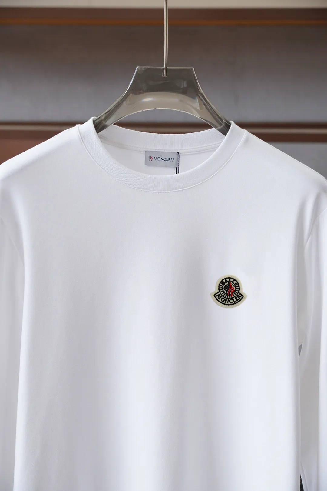 Logo-Appliqué Cotton Long-Sleeve T-Shirt D16514432 — view 6