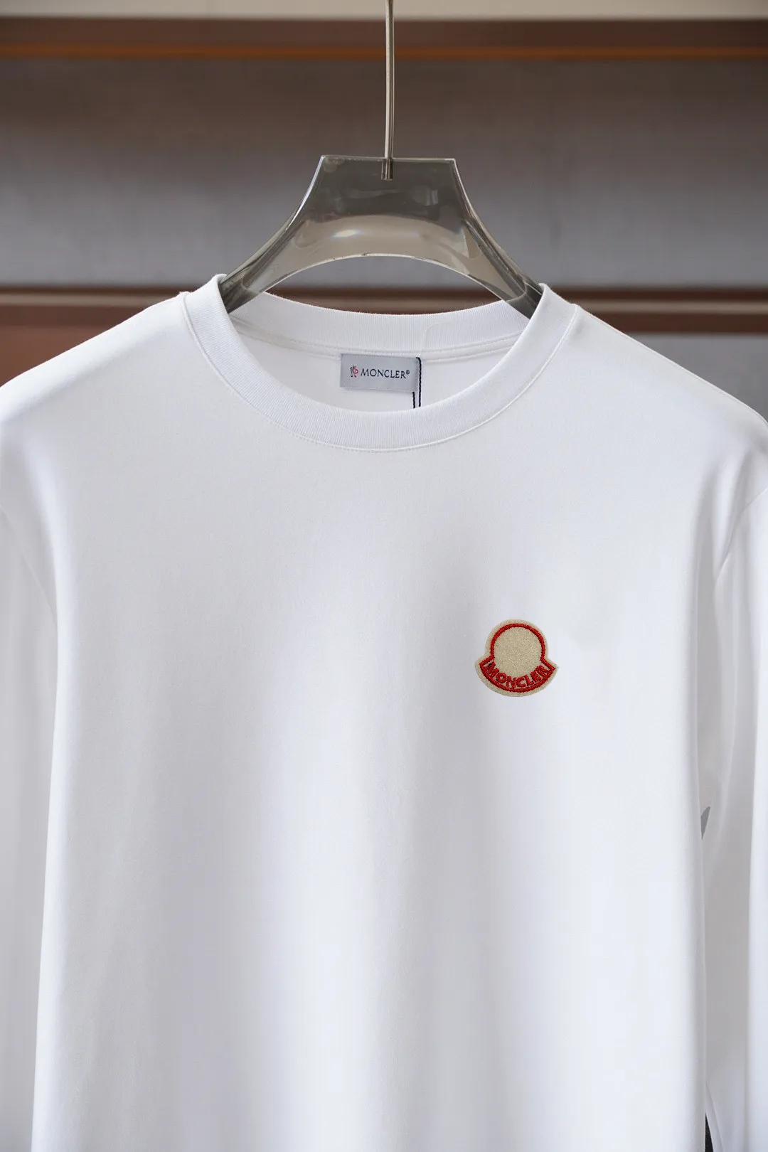 Logo-Appliqué Long-Sleeved Cotton T-Shirt D16514443 — view 6