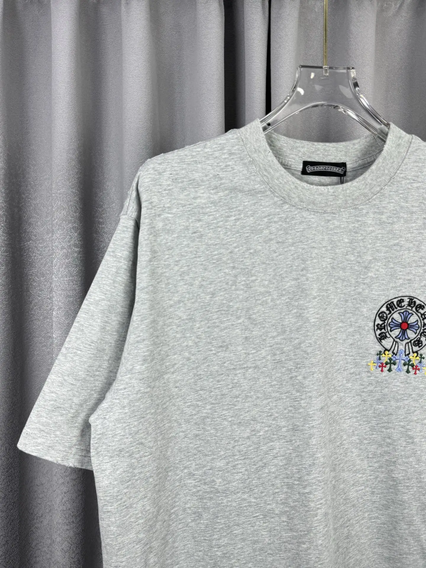 Chrome Hearts Acid-Wash Embroidered T-Shirt D16519587 — view 4