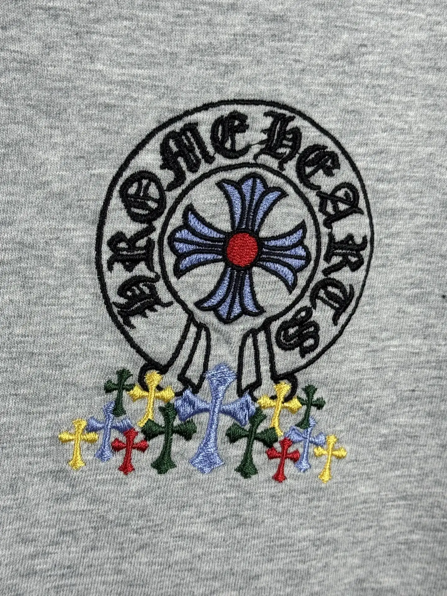 Chrome Hearts Acid-Wash Embroidered T-Shirt D16519587 — view 7