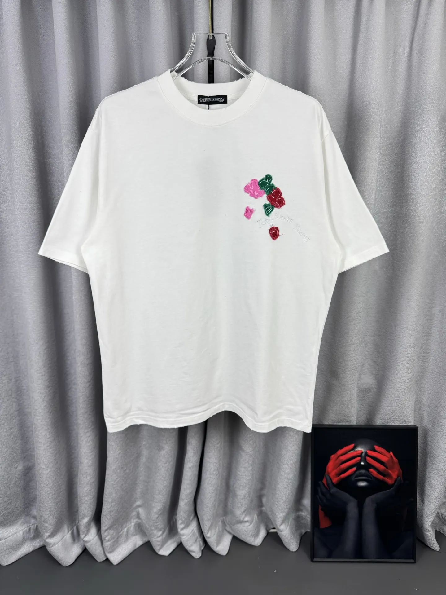 Chrome Hearts Distressed Appliqué T-Shirt D16519588