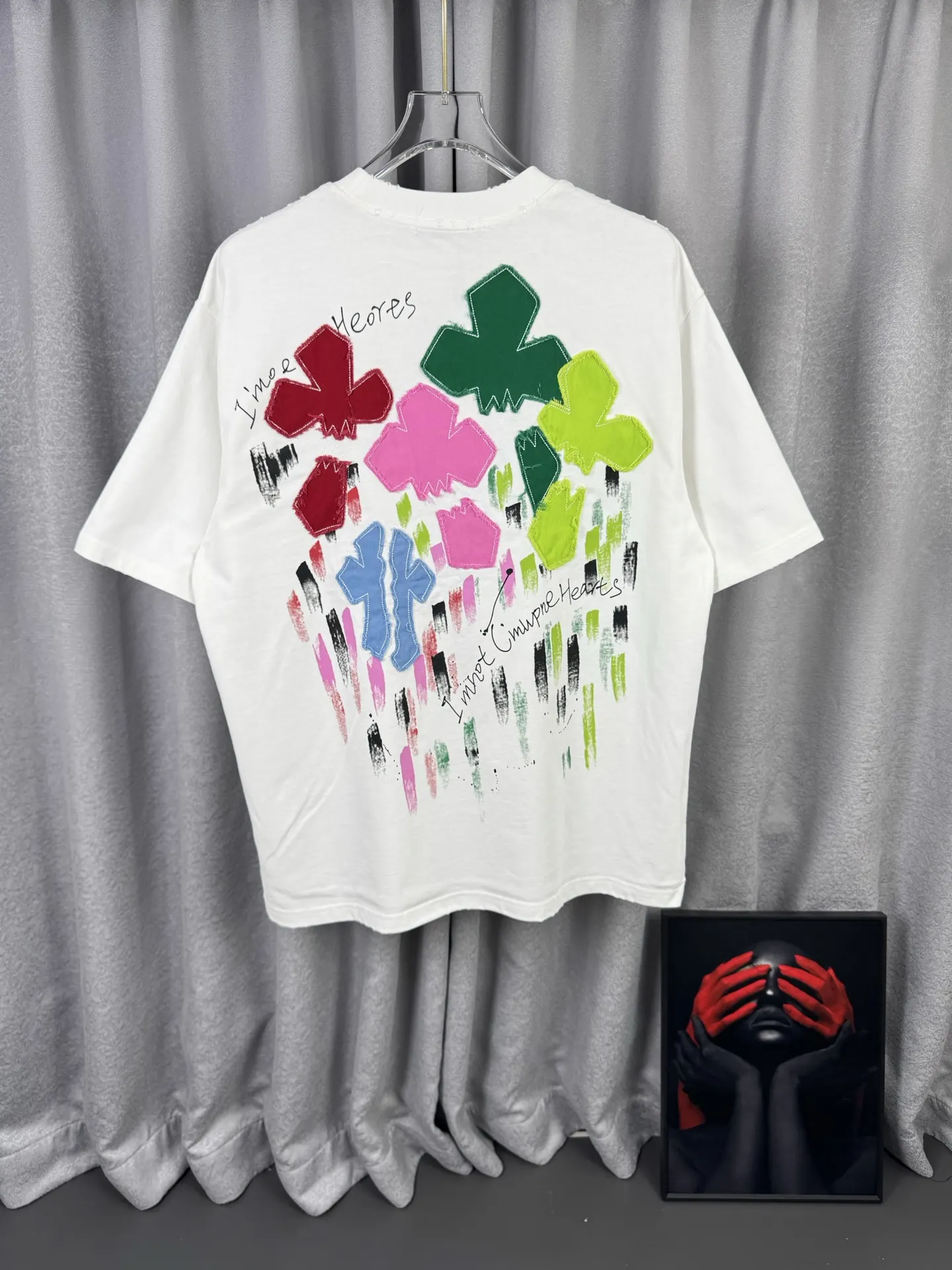 Chrome Hearts Distressed Appliqué T-Shirt D16519588 — view 3