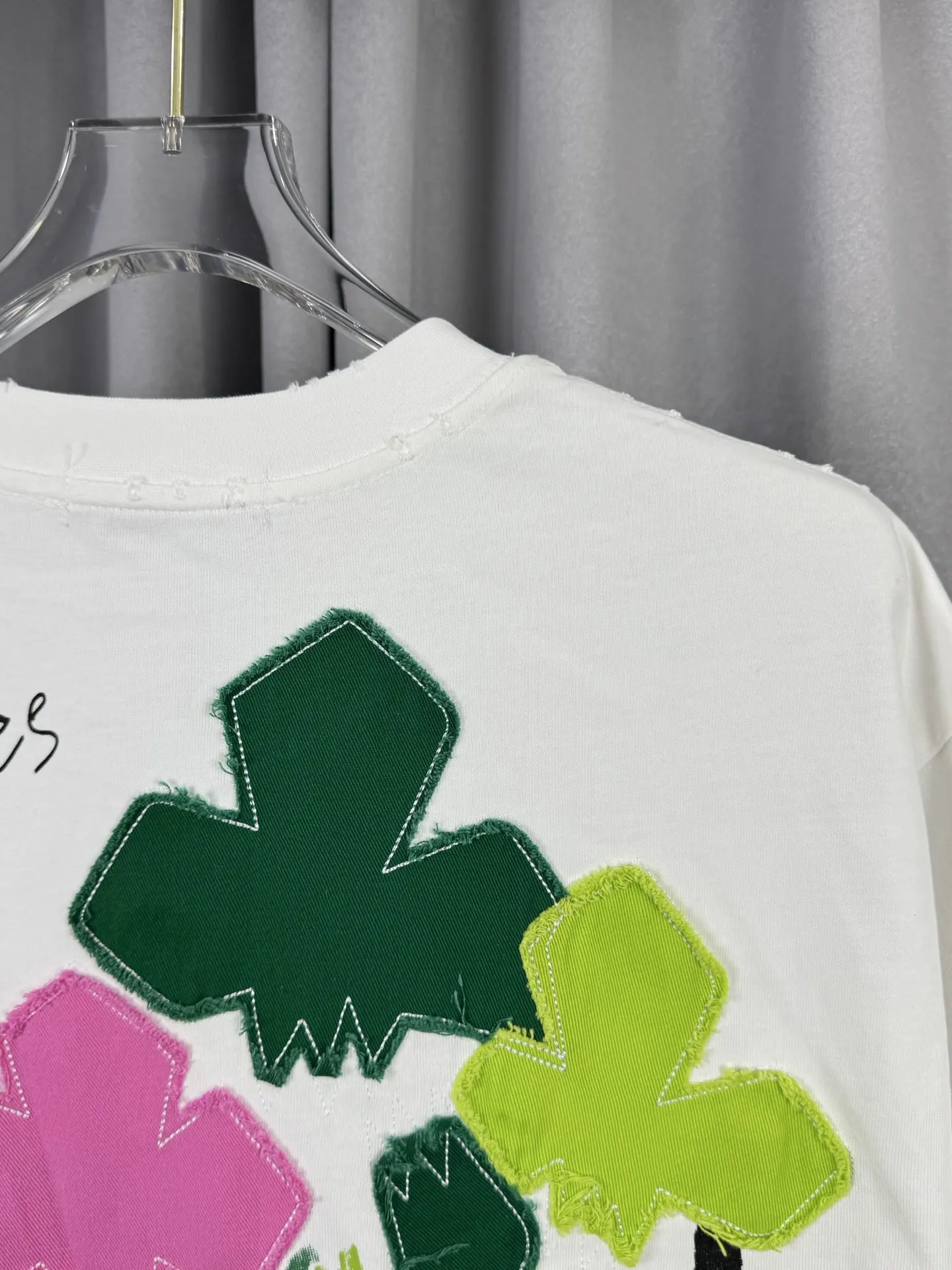 Chrome Hearts Distressed Appliqué T-Shirt D16519588 — view 9