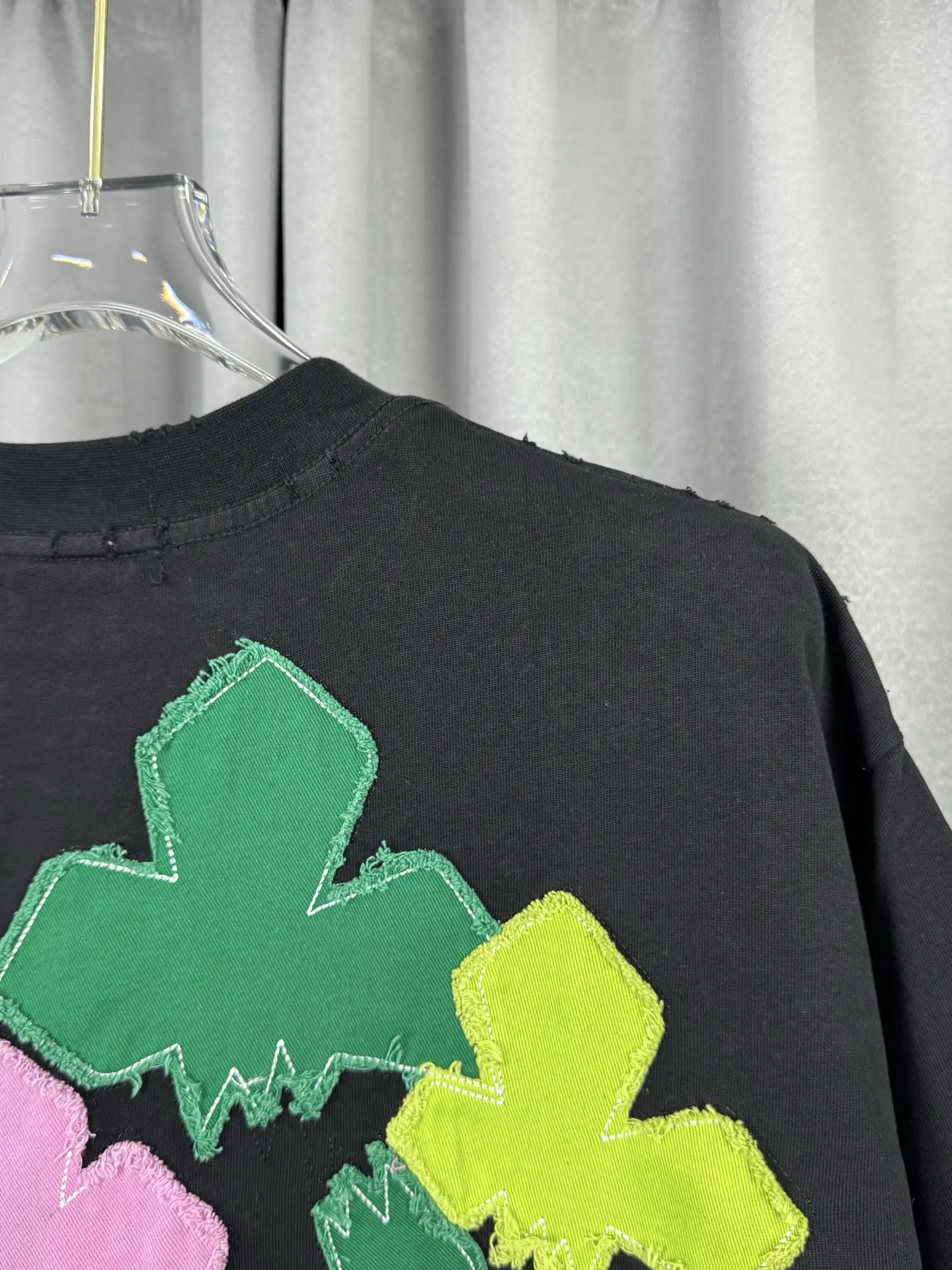 Chrome Hearts Acid-Wash Distressed T-Shirt D16519589 — view 9