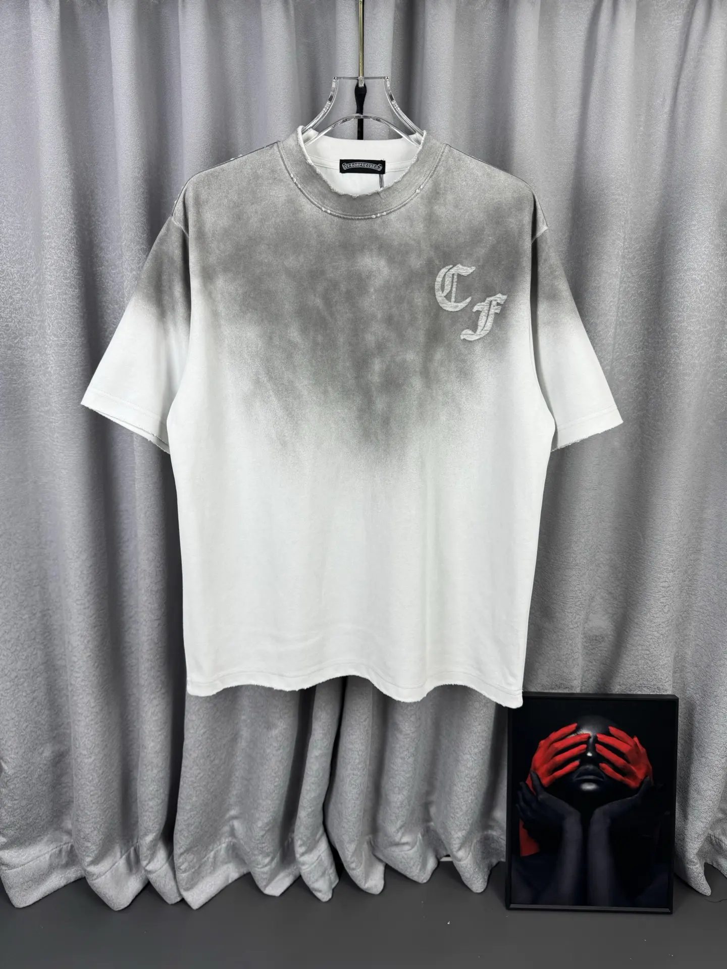 Acid-Wash Distressed Logo T-Shirt D16519600