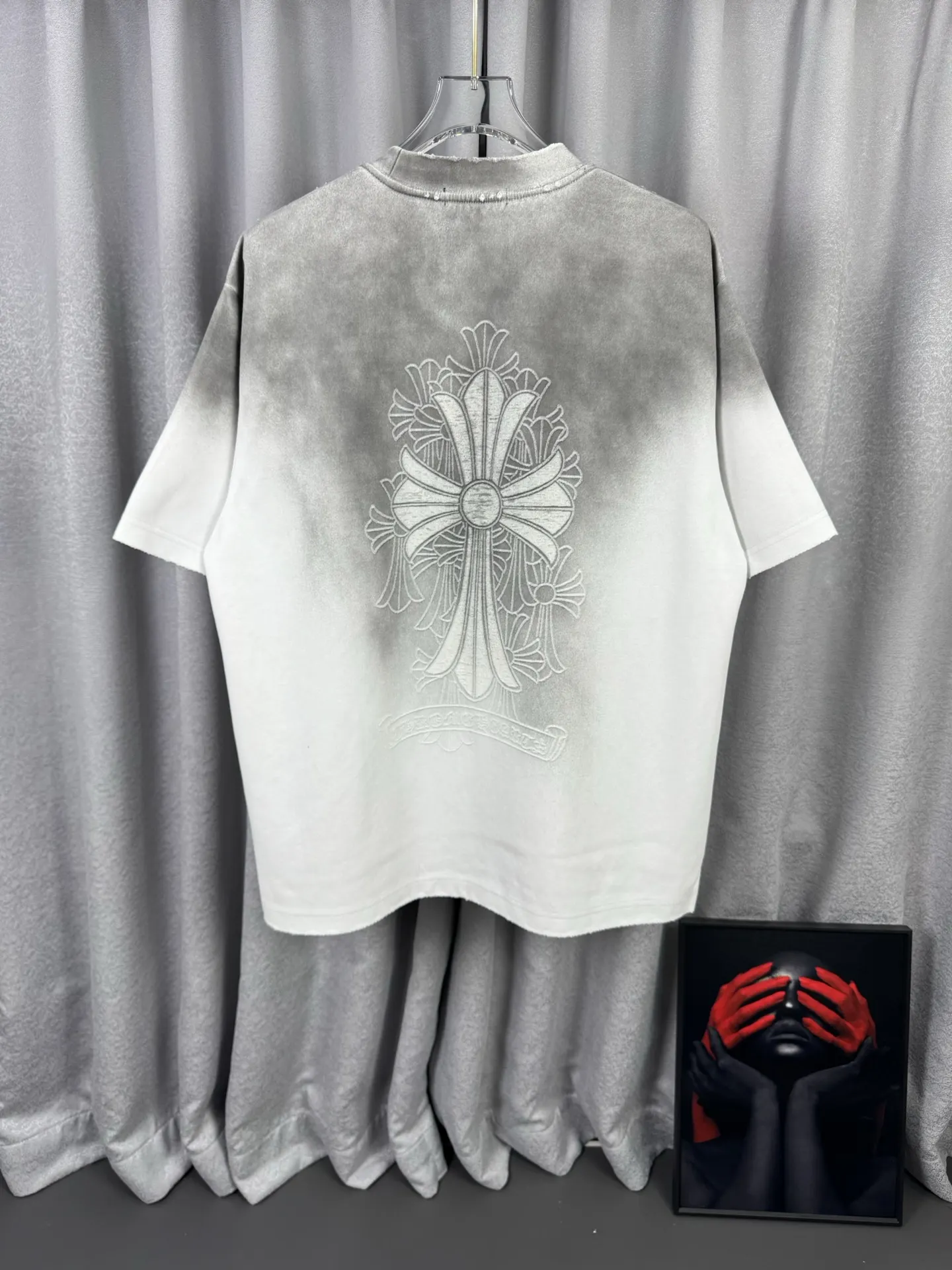 Acid-Wash Distressed Logo T-Shirt D16519600 — view 3