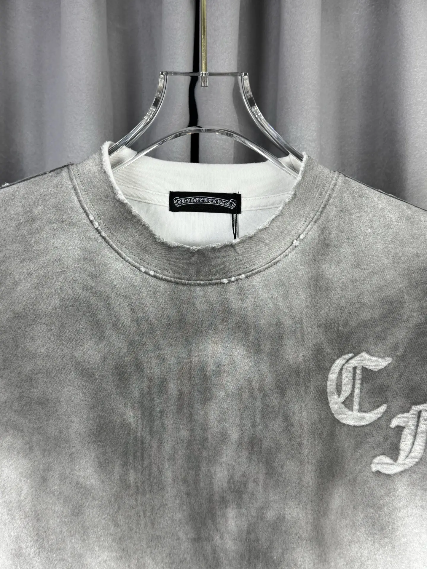 Acid-Wash Distressed Logo T-Shirt D16519600 — view 5