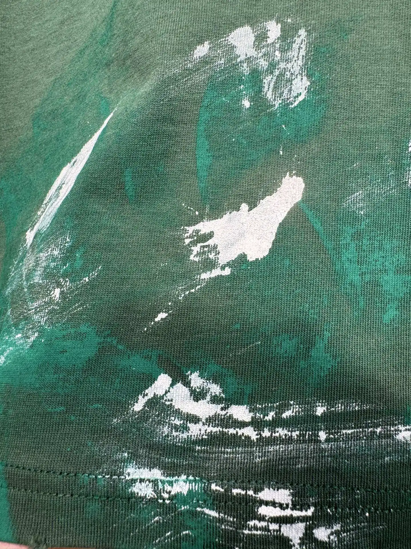 Paint-Splatter Distressed Oversized T-Shirt D17024325 — view 16