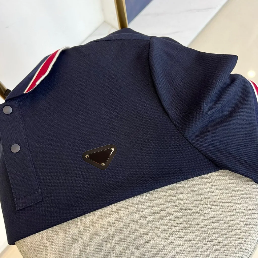 Contrast-Trim Cotton-Blend Polo Shirt D17014457 — view 3