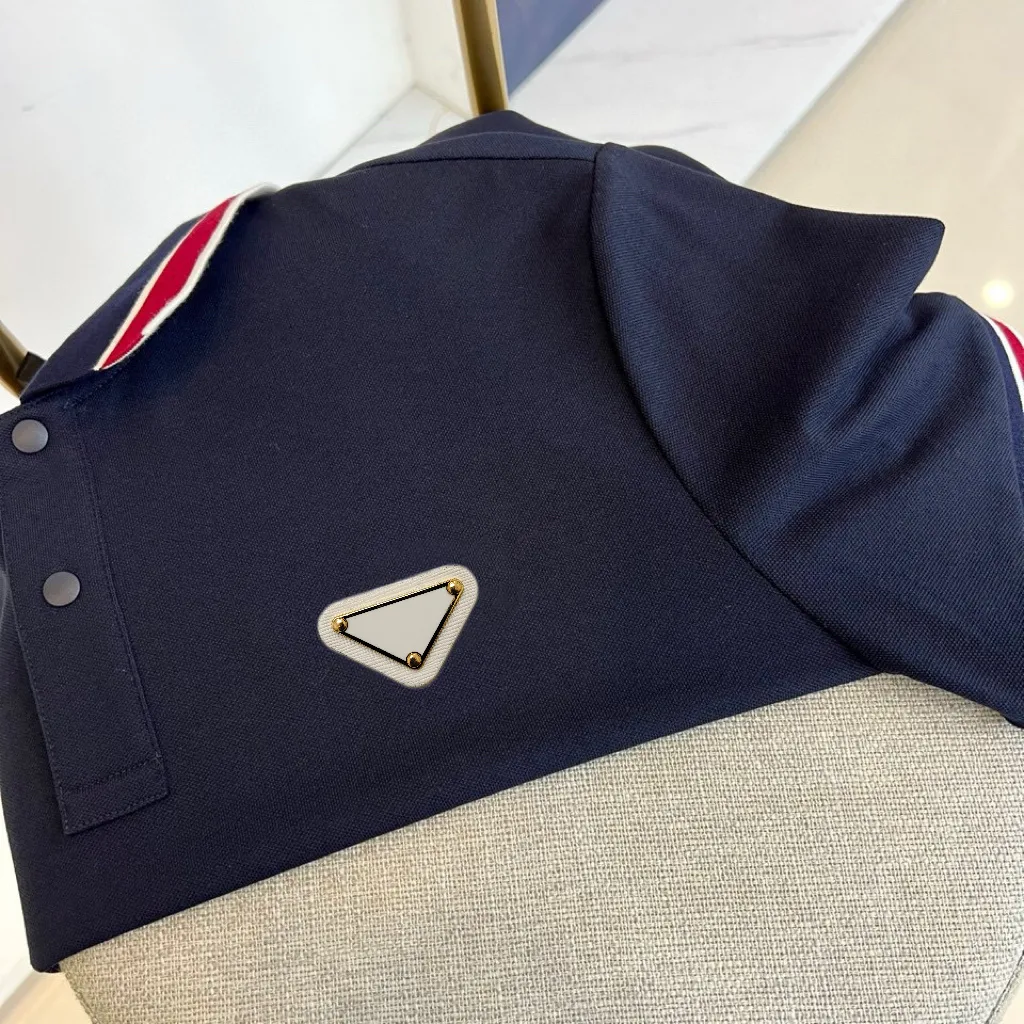 Contrast-Trim Cotton-Blend Polo Shirt D17014469 — view 3