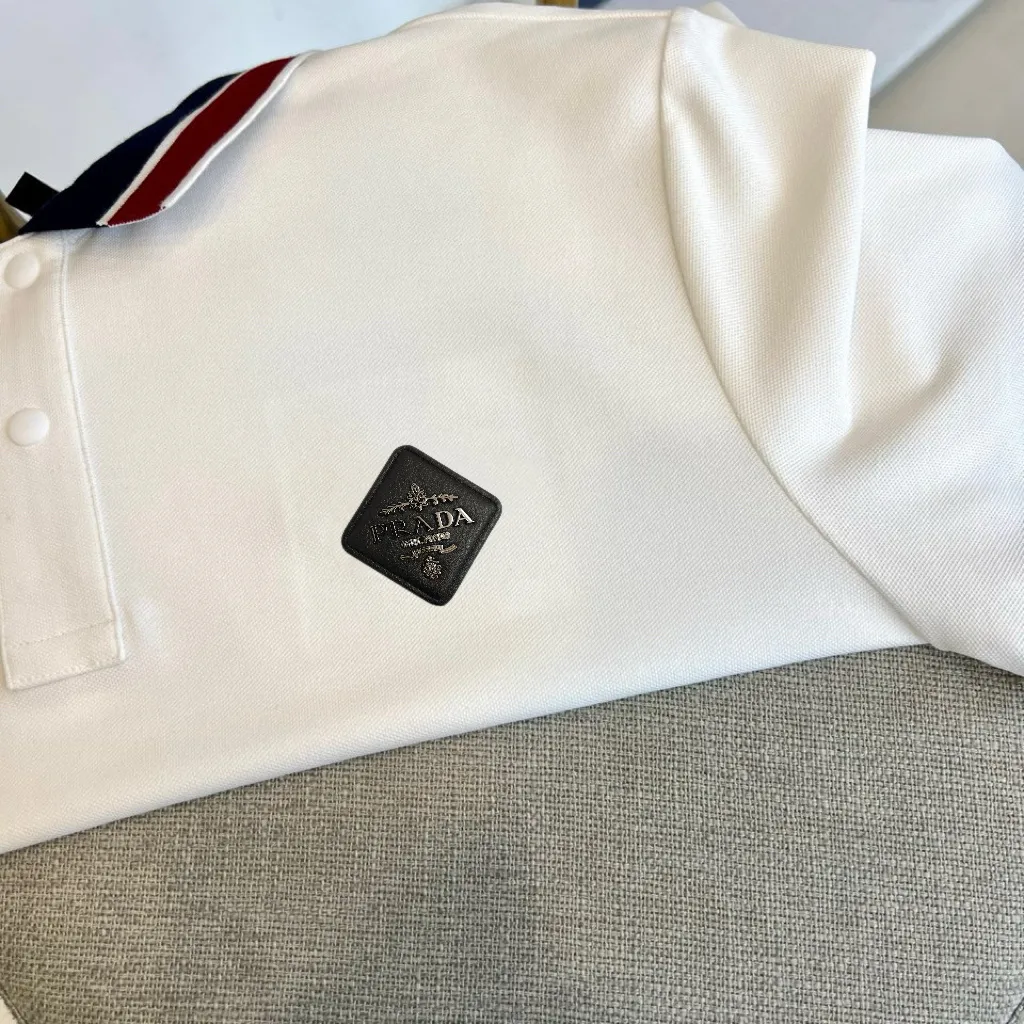 Contrast-Trim Cotton Blend Polo Shirt D17014453 — view 3