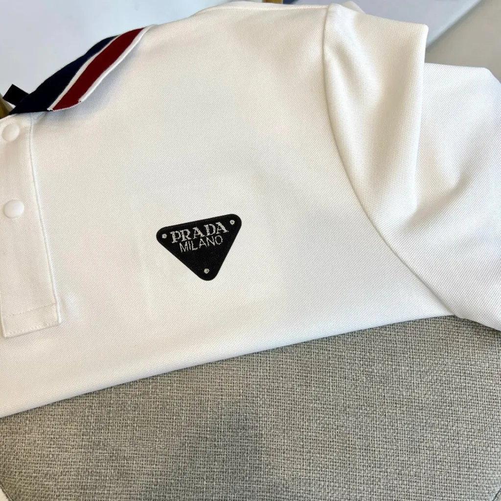 Contrast-Trim Cotton-Blend Polo Shirt D17014465 — view 3