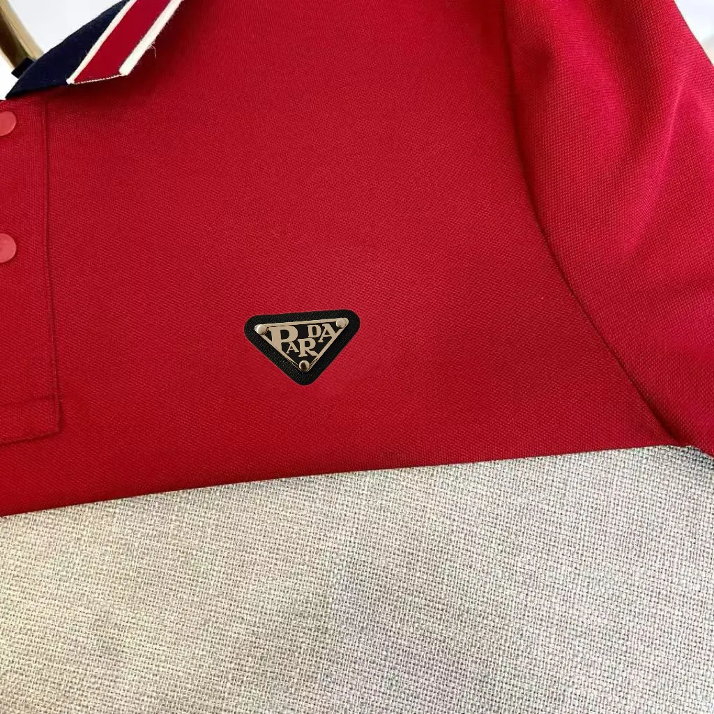 Logo-Appliqué Tipped Cotton-Blend Polo Shirt D17014464 — view 3