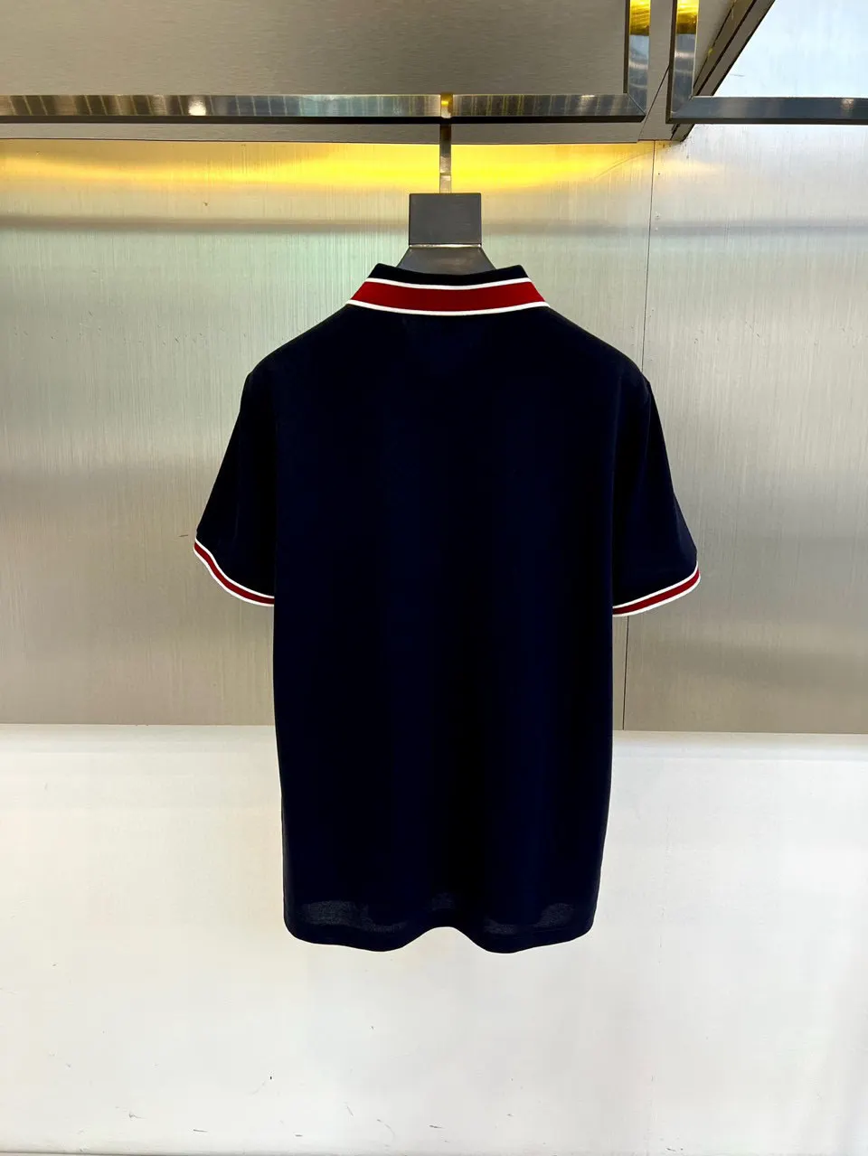 Contrast-Trim Cotton-Blend Polo Shirt D17014448 — view 2