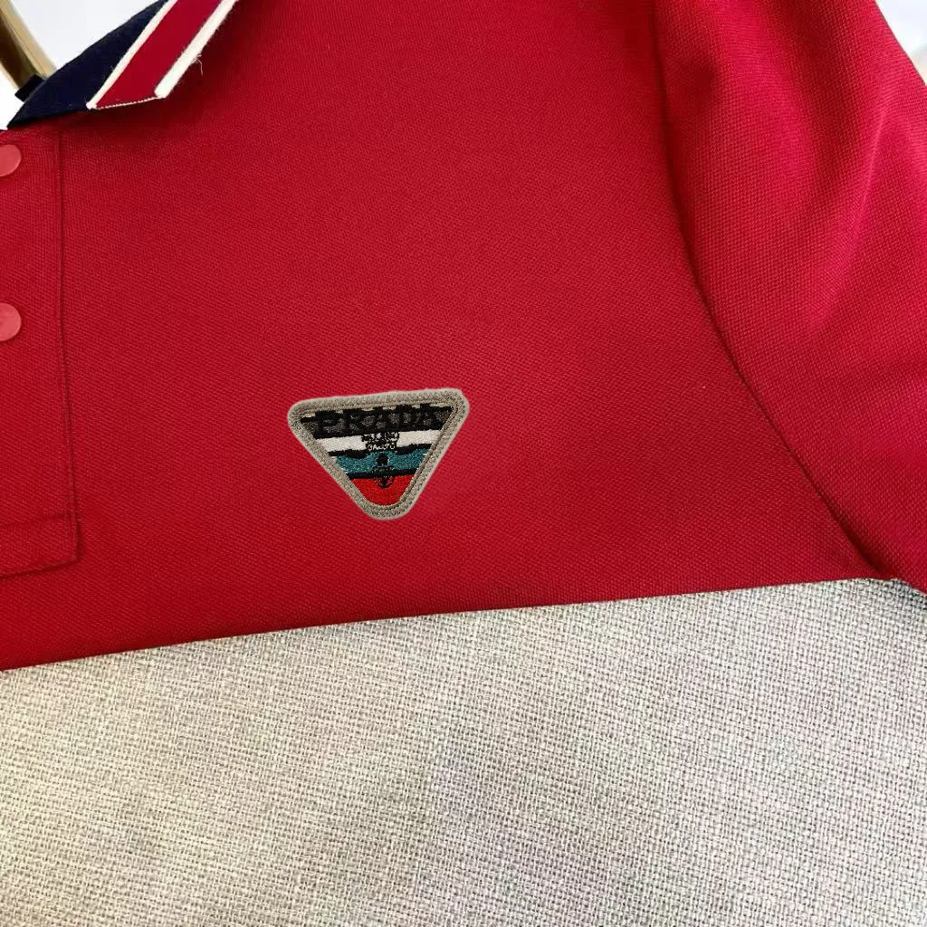 Contrast-Trim Cotton-Blend Polo Shirt D17014467 — view 3