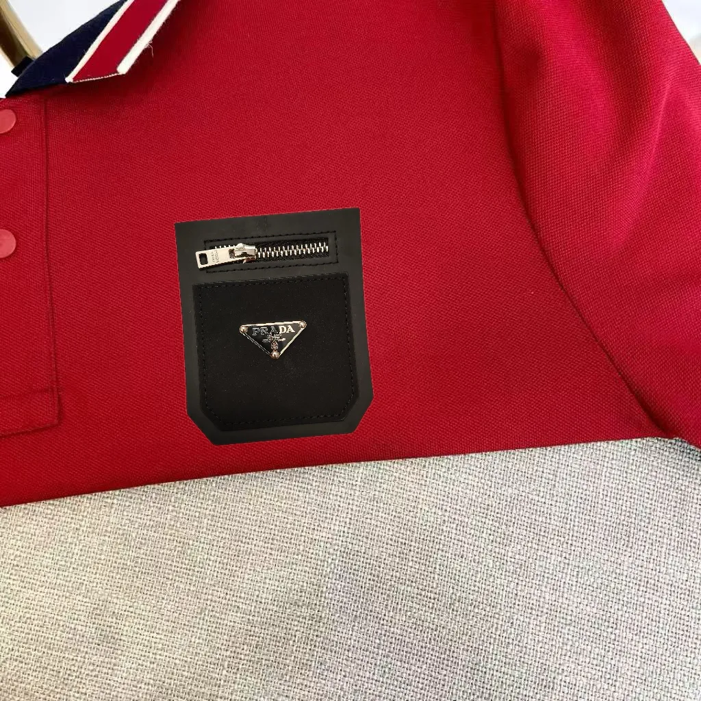 Contrast-Trim Cotton-Blend Polo Shirt D17014461 — view 3