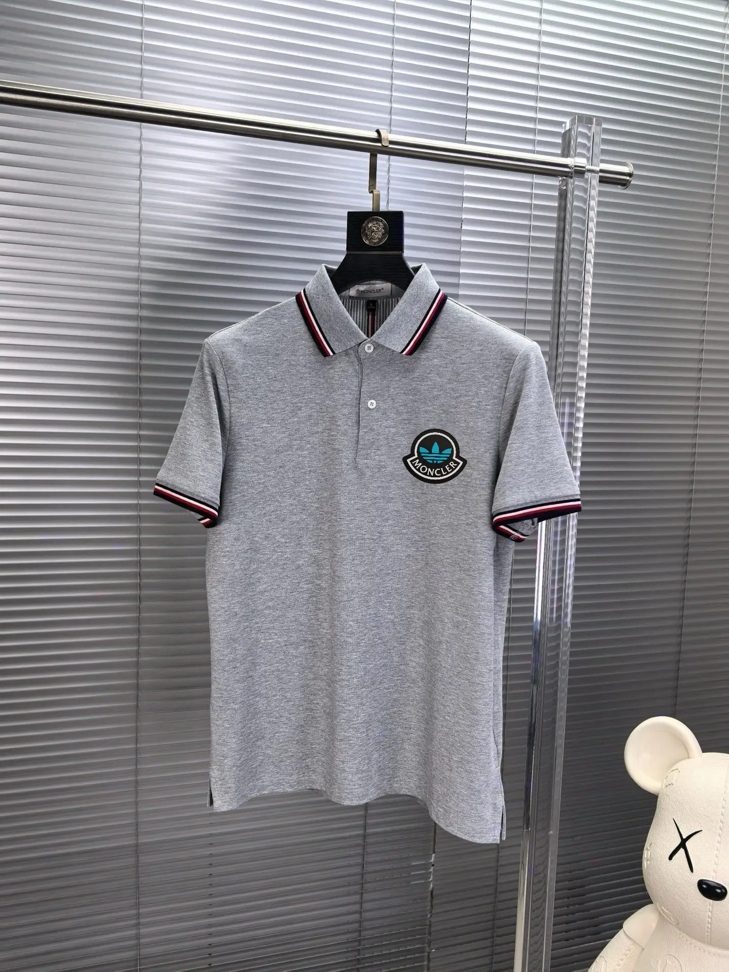 Logo-Patch Cotton-Blend Polo Shirt D17014491