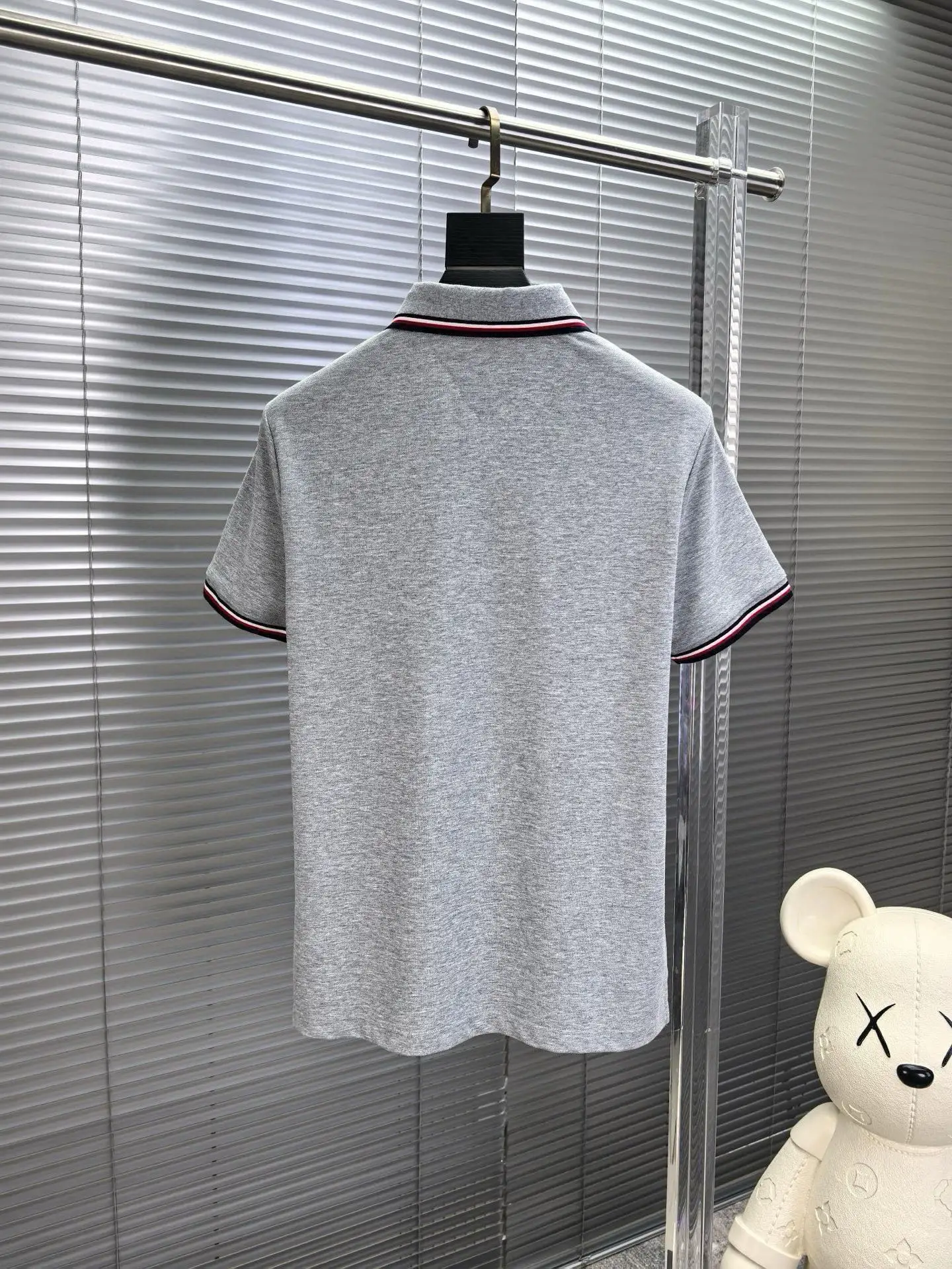 Logo-Patch Cotton-Blend Polo Shirt D17014491 — view 2